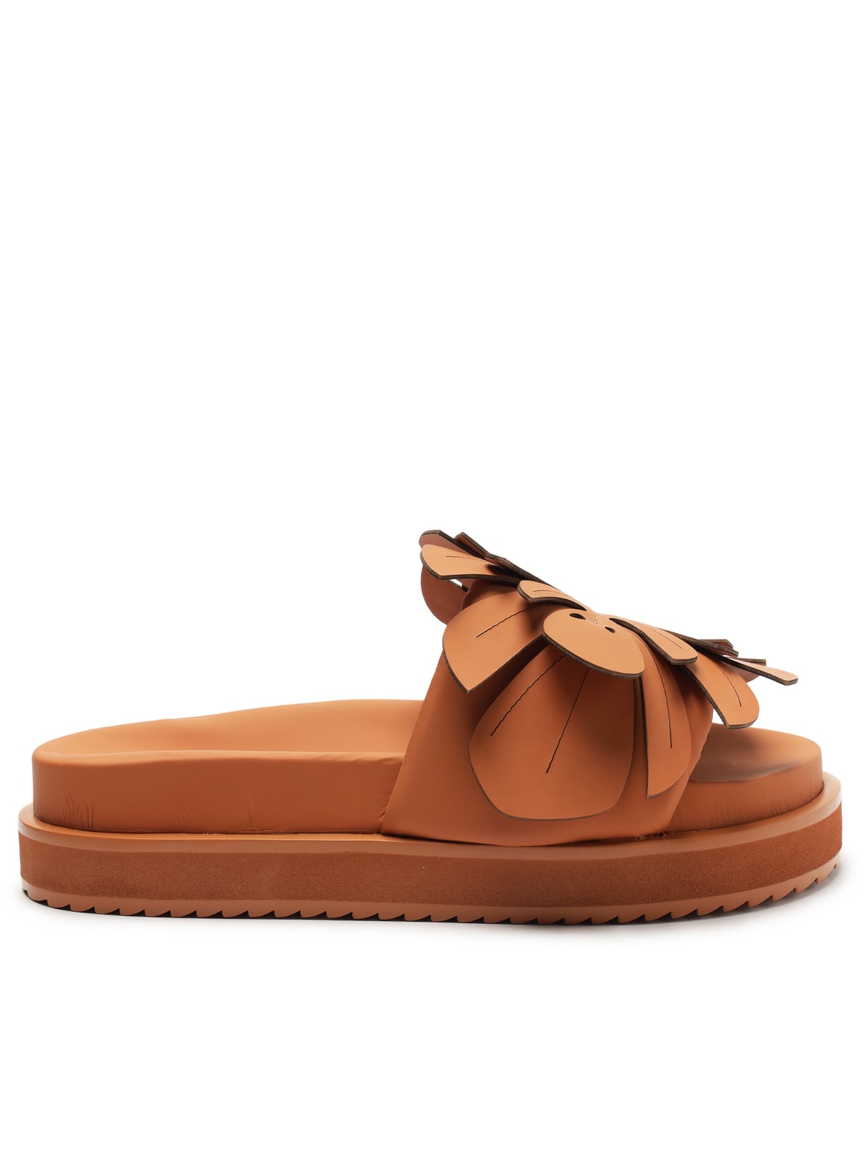 Sandália Feminina Papete - Marrom