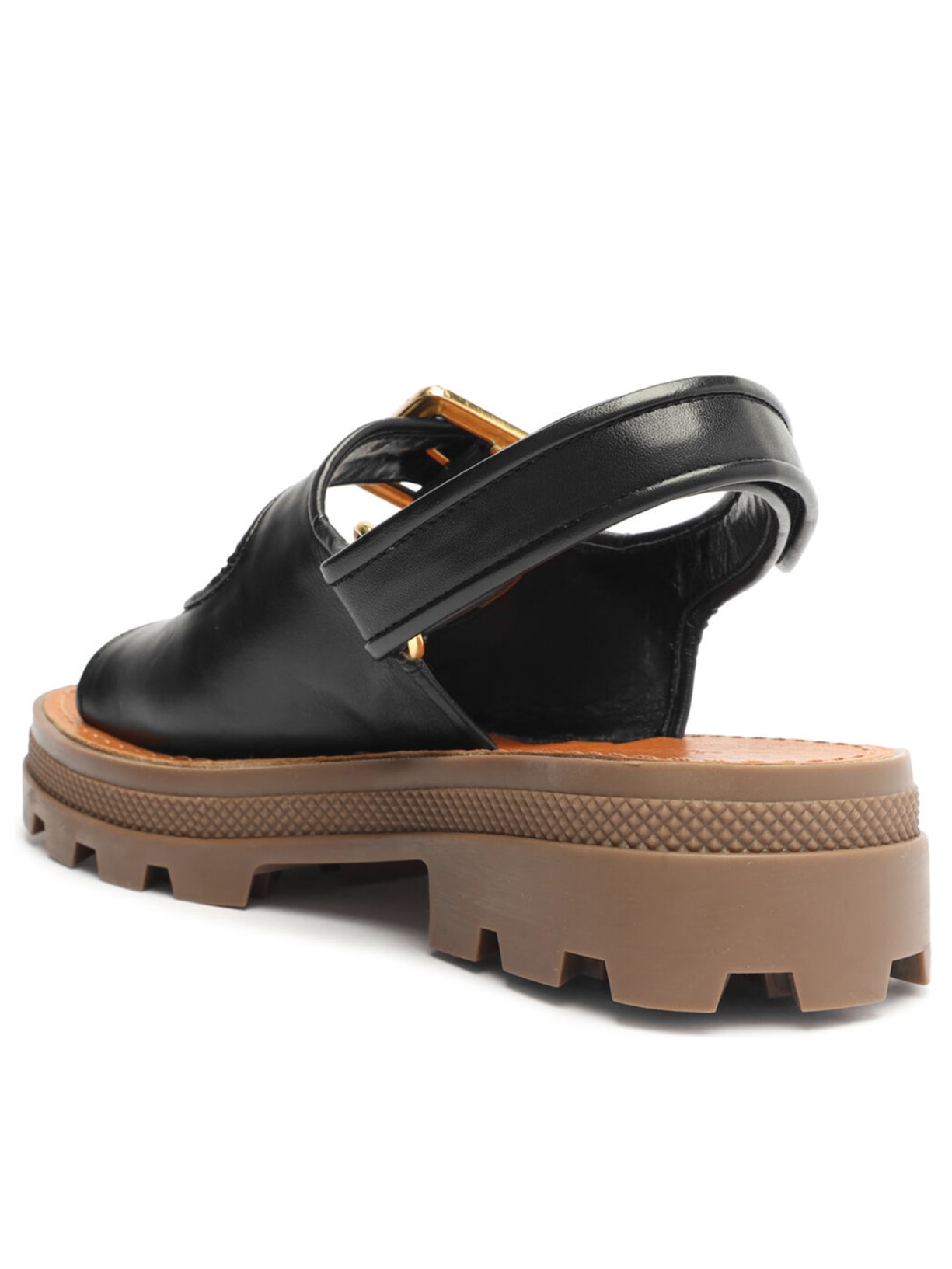 Sandália Feminina Papete Maxi Fivela Atanado Prime Preto Schutz