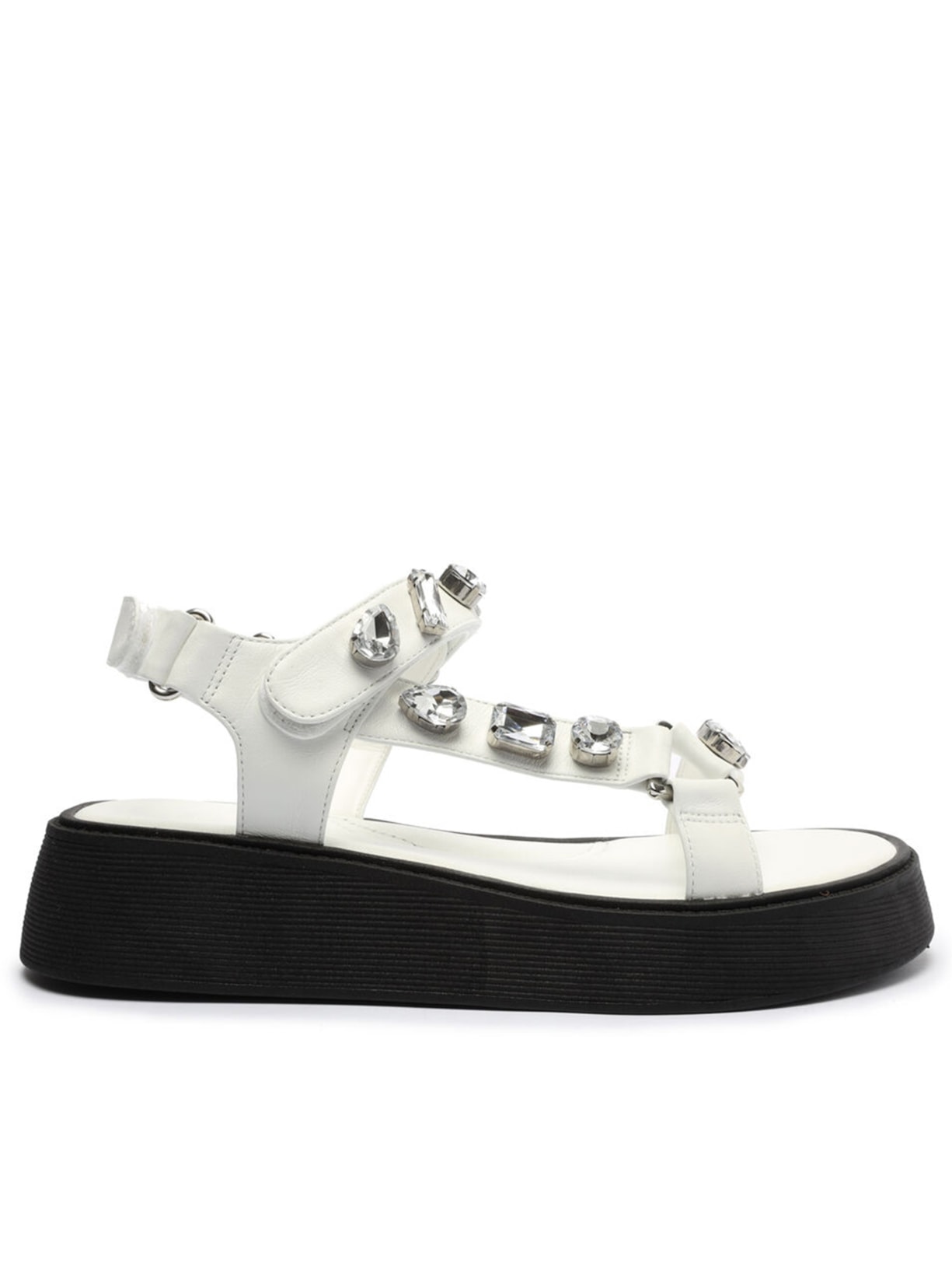 Sandália Feminina Papete Pedrarias - Branco