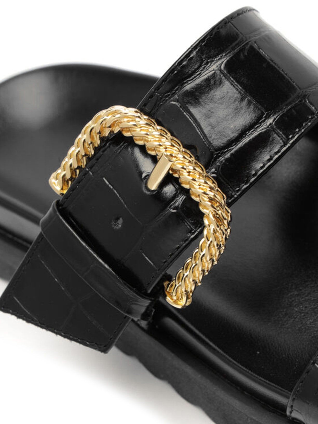 Sandália Feminina Papete Preto Schutz