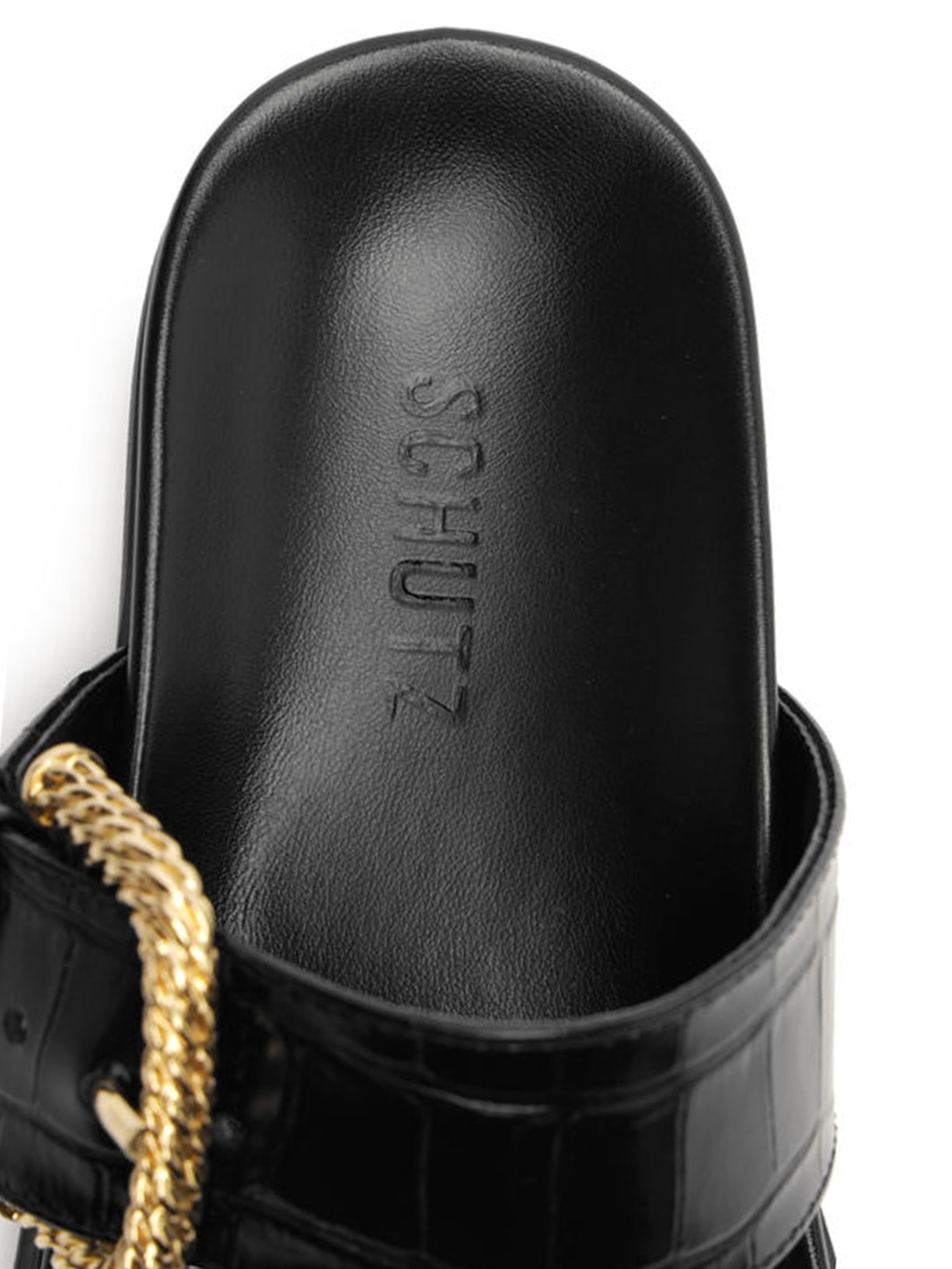 Sandália Feminina Papete Preto Schutz