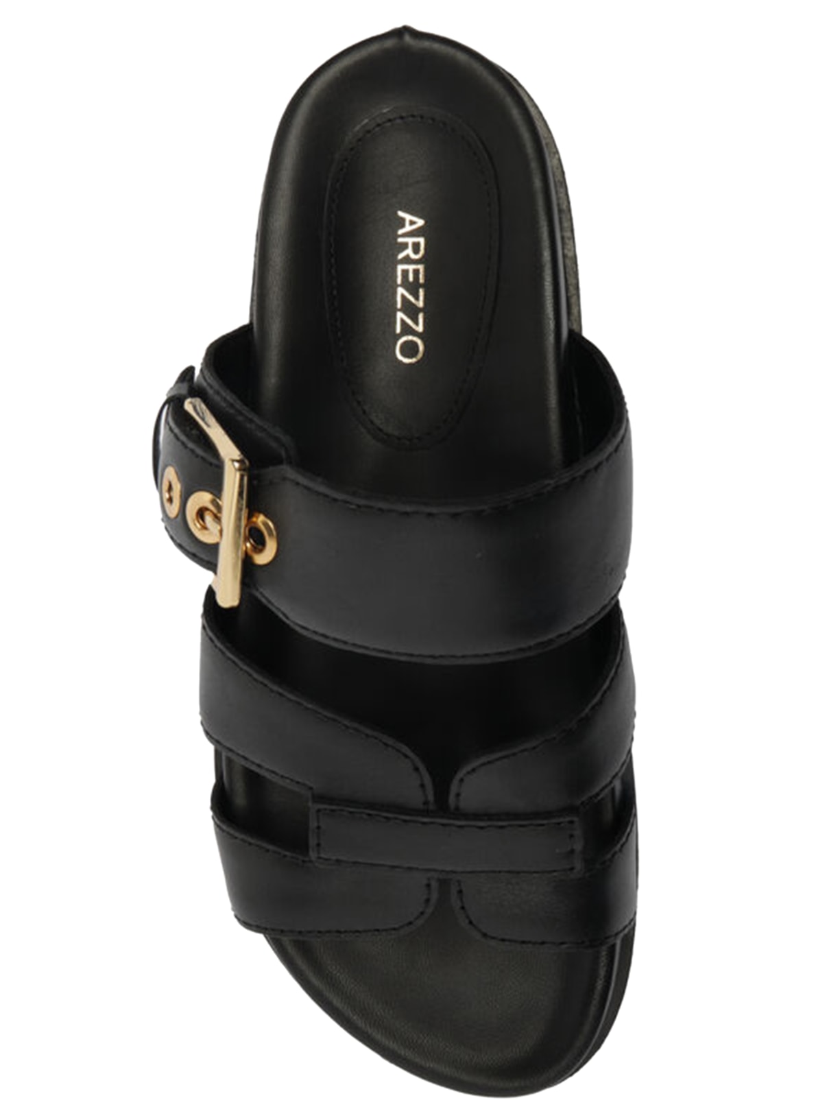 Sandália Feminina Papete Preto  Arezzo