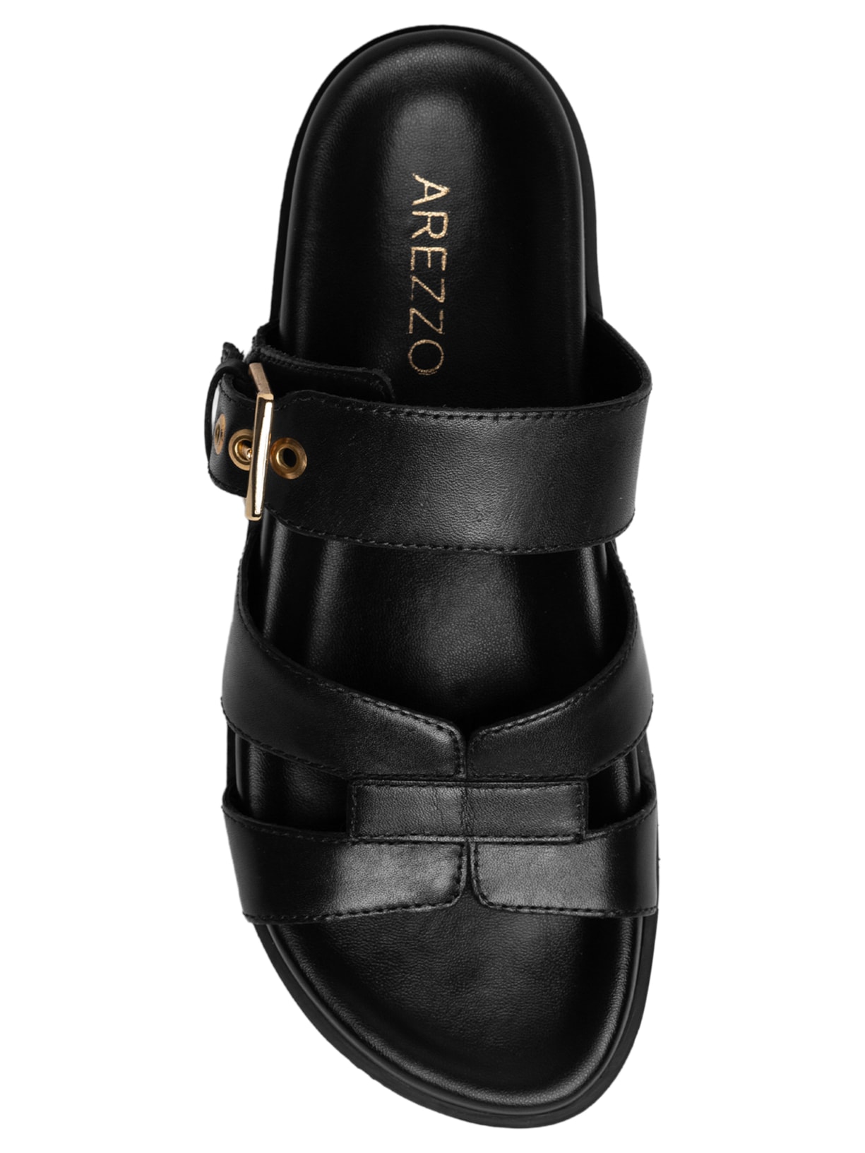 Sandália Feminina Papete Preto  Arezzo