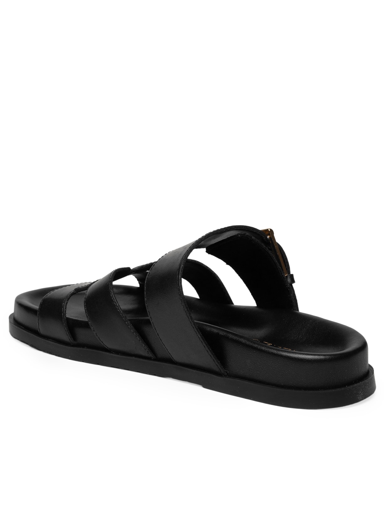 Sandália Feminina Papete Preto  Arezzo