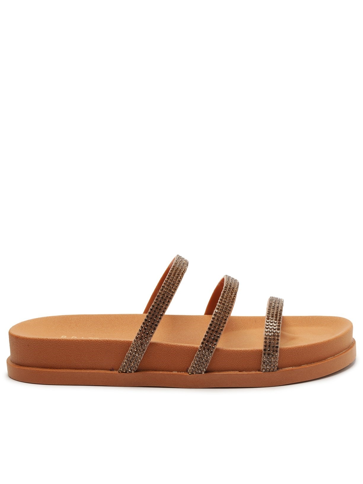 Sandália Feminina Papete Srass Luna Brizza - Marrom