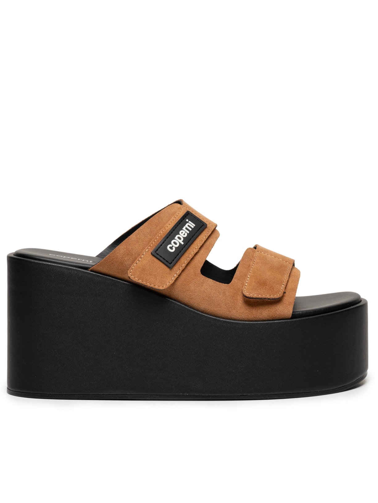 Sandália Feminina Patch Wedge - Marrom