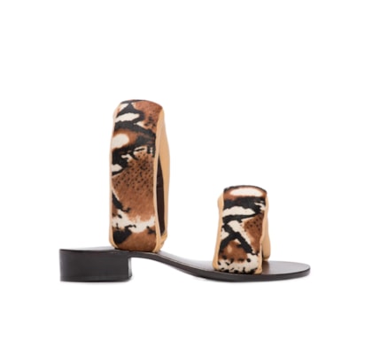 Sandália Feminina Pillow - Animal Print