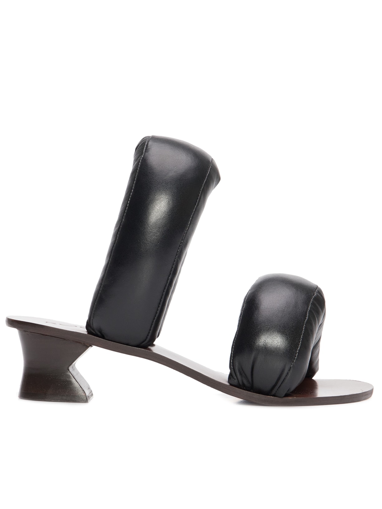 Sandália Feminina Pillow Media - Preto