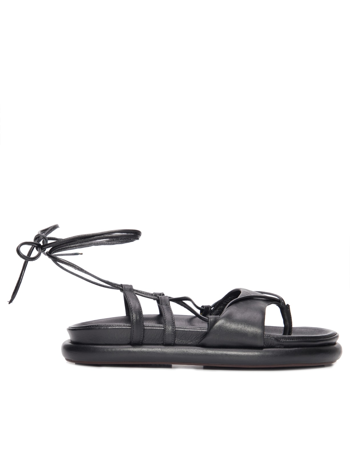 Sandália Feminina Pillow Pia - Preto