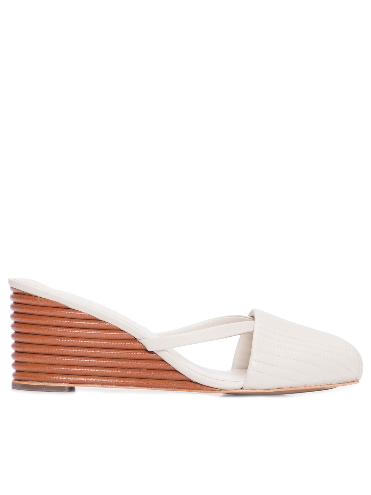 Sandália Feminina Pillow Sette Heels - Off White