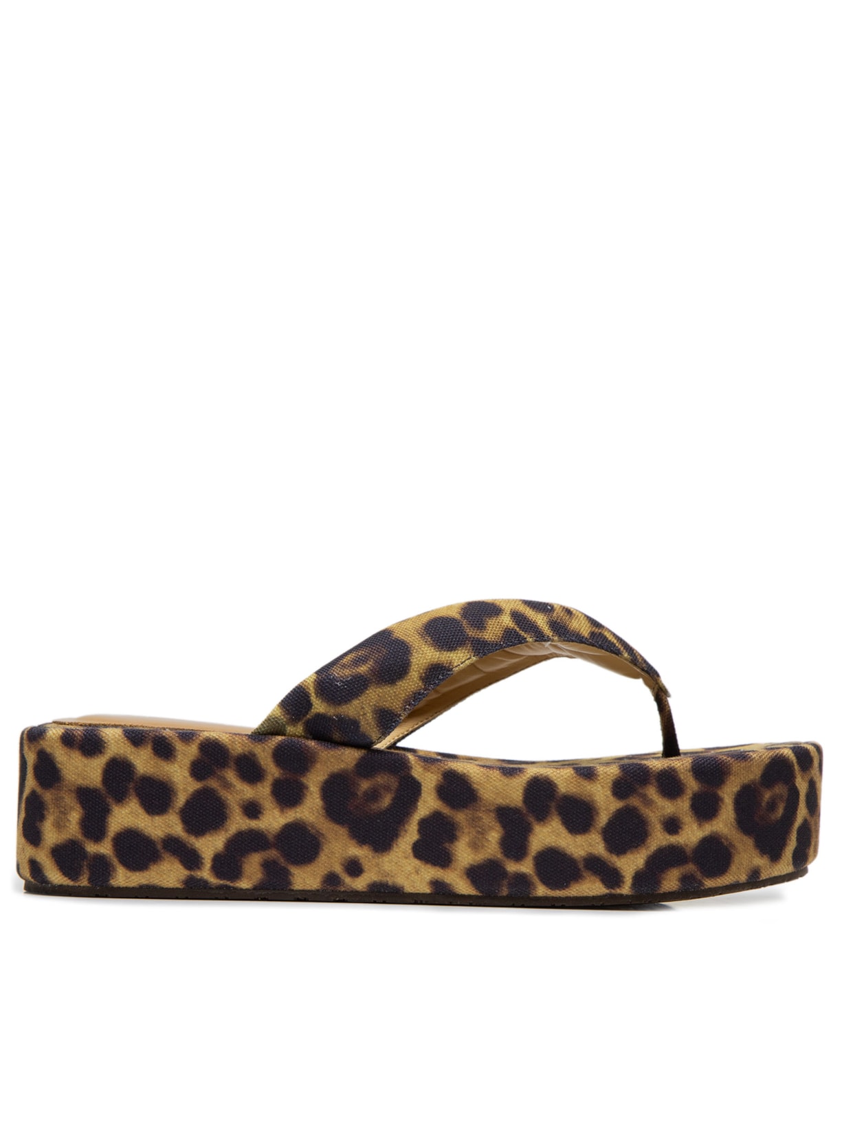 Sandália Feminina Plataforma - Animal Print