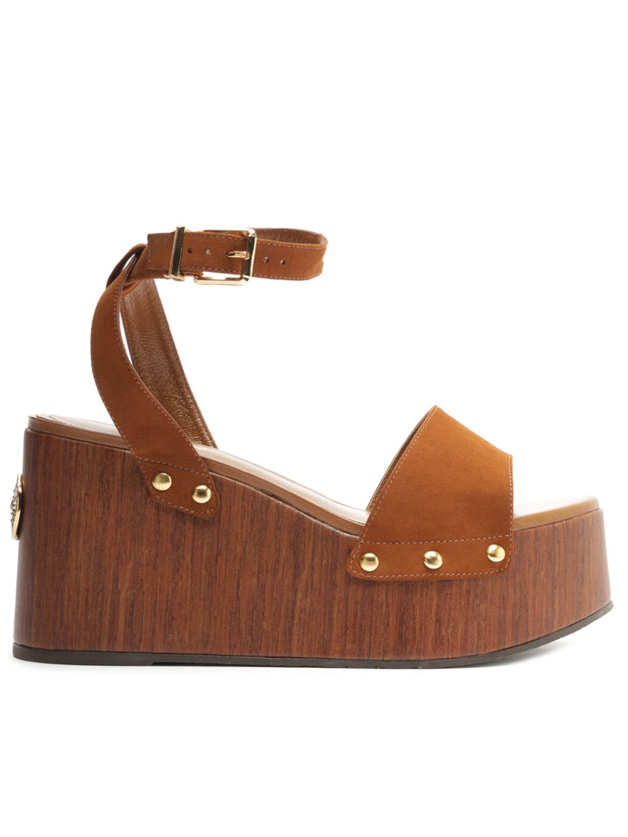 Sandália Feminina Plataforma Marrom Arezzo