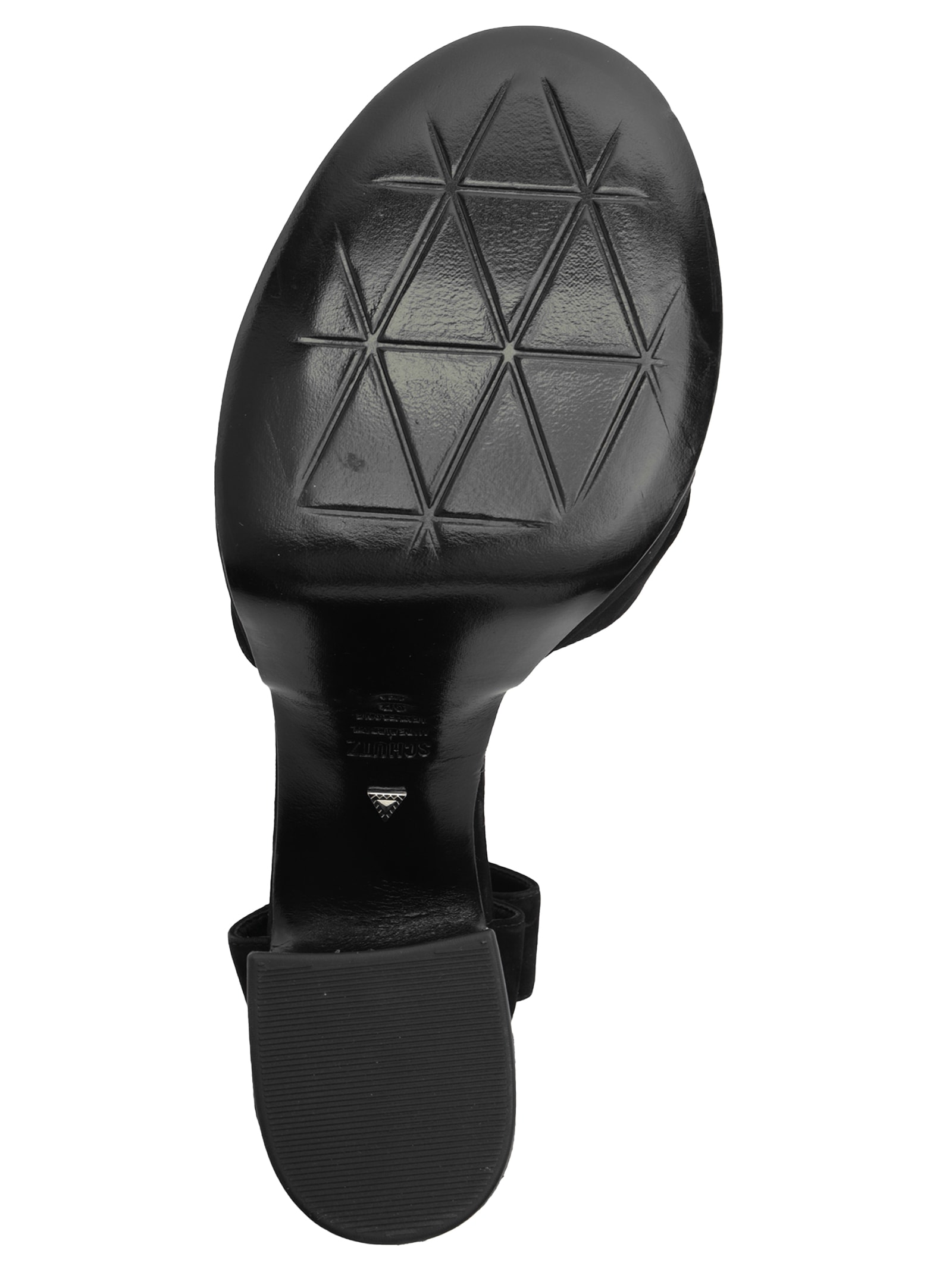 Sandália Feminina Plataforma Nobuck - Schutz - Preto Sandália Feminina Plataforma Nobuck - Schutz - Preto