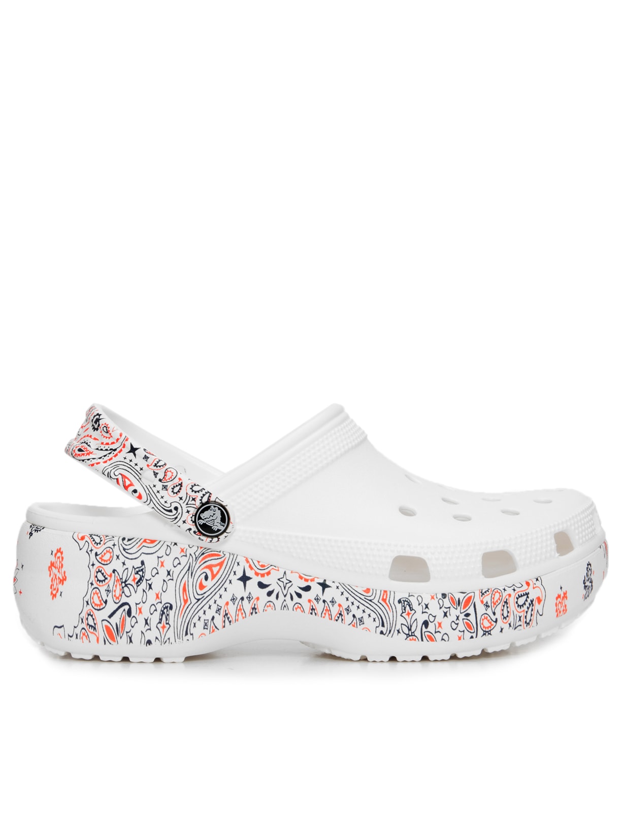 Sandália Feminina Platform Americana Paisley - Branco