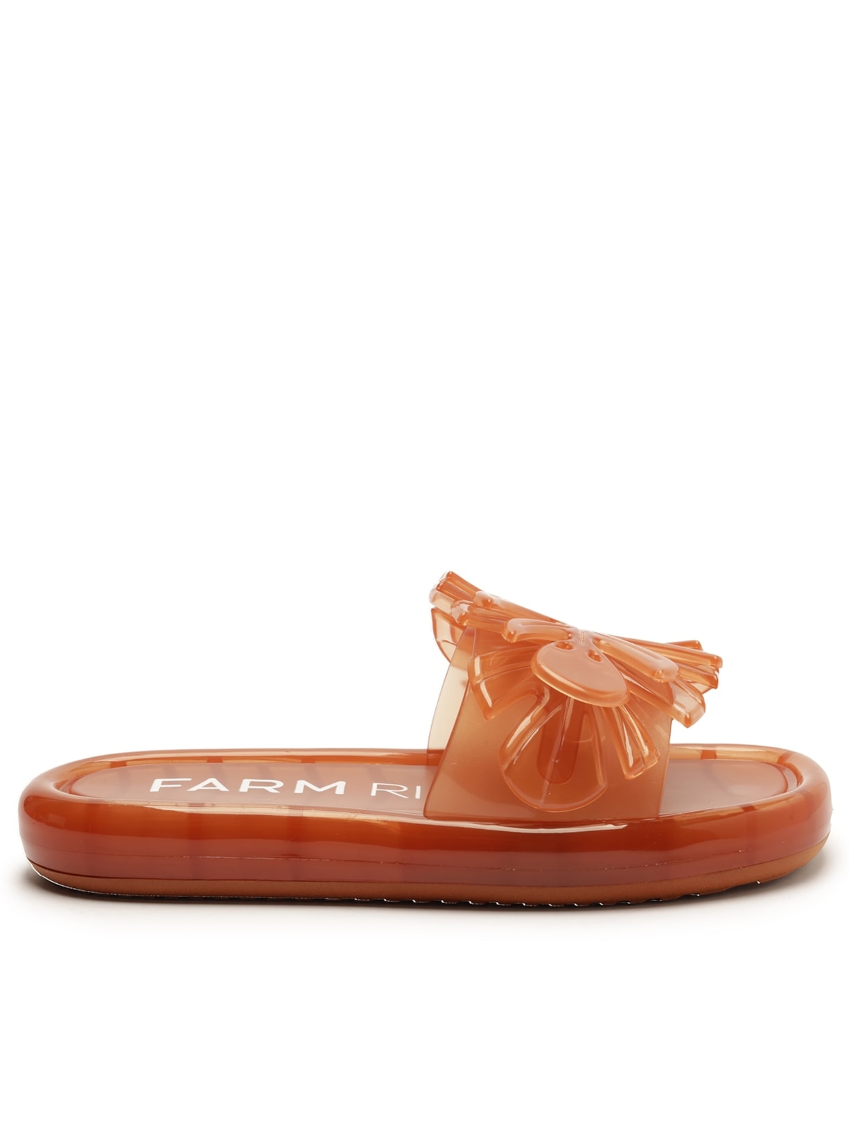 Sandália Feminina Pvc Cristal - Marrom