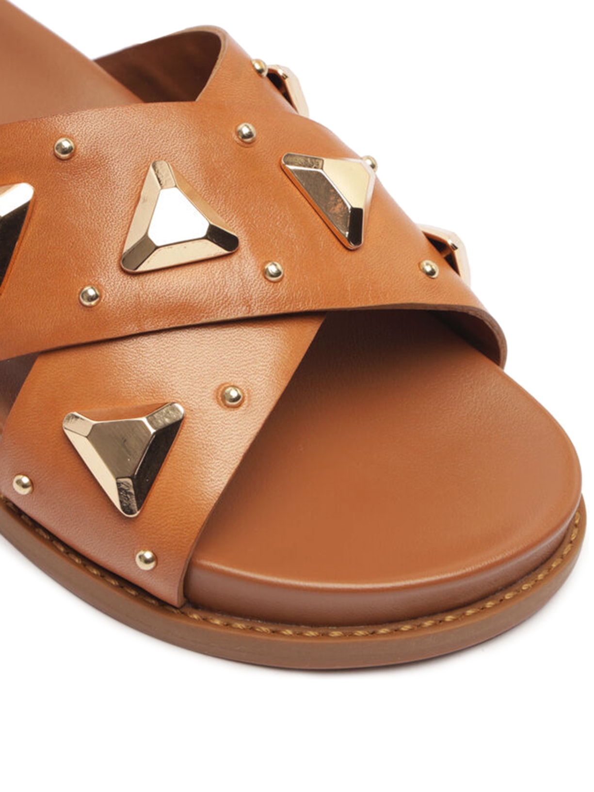 Sandália Feminina Rasteira Atanado Prime Marrom Schutz