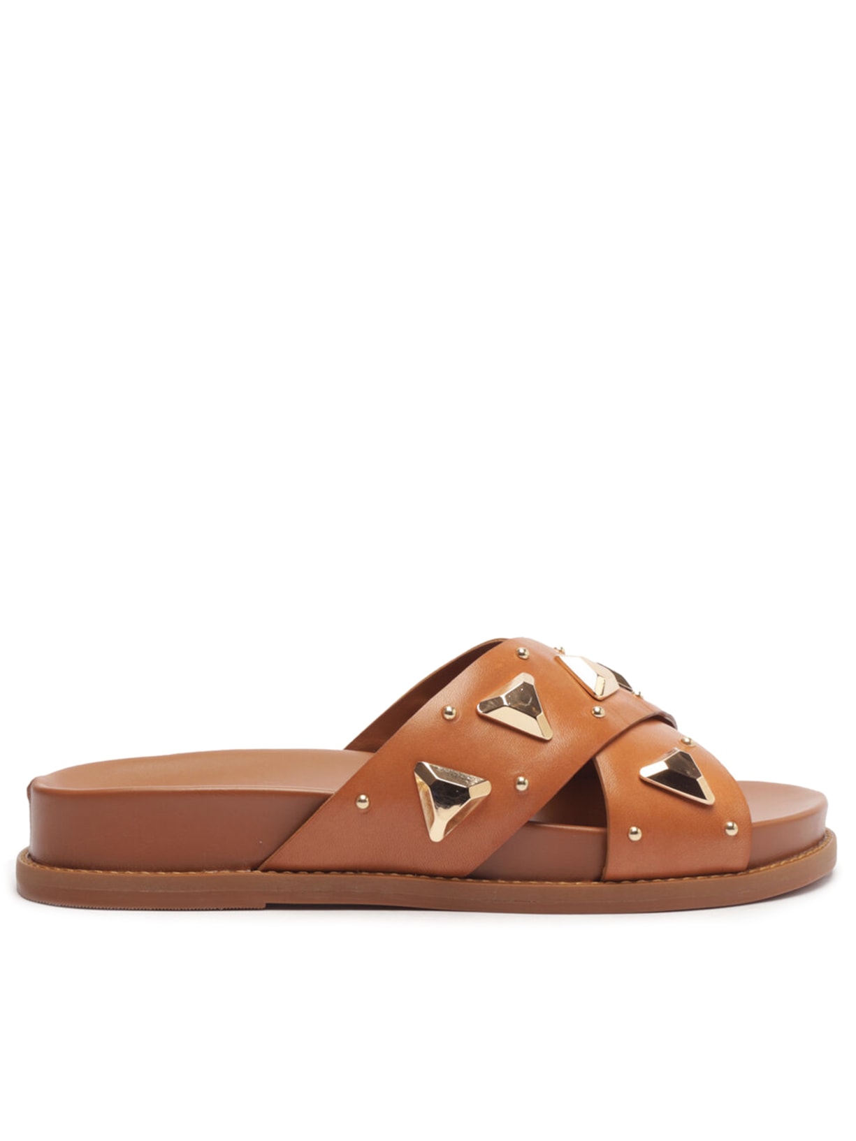 Sandália Feminina Rasteira Atanado Prime - Marrom