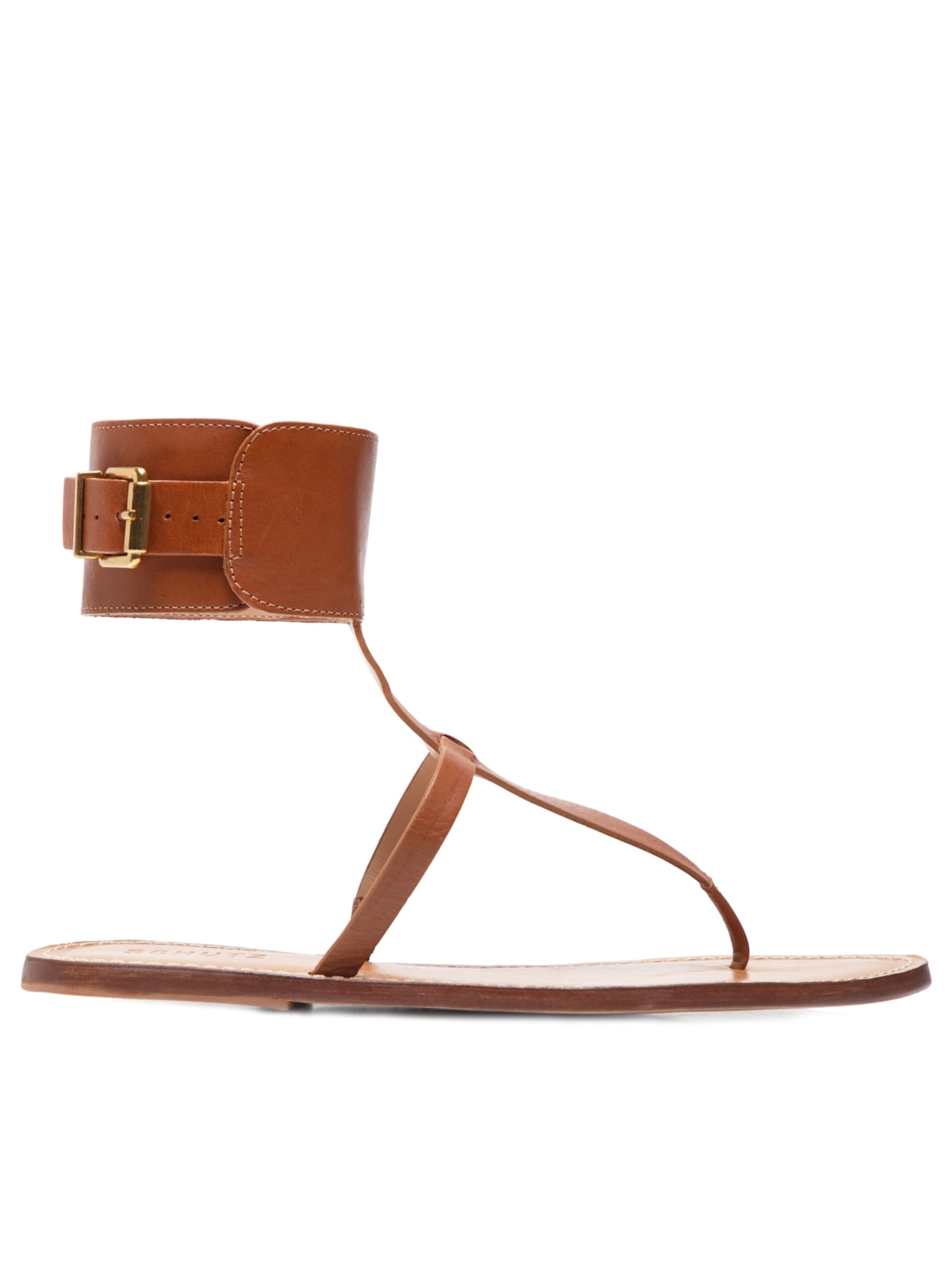 Sandália Feminina Rasteira Athena - Marrom