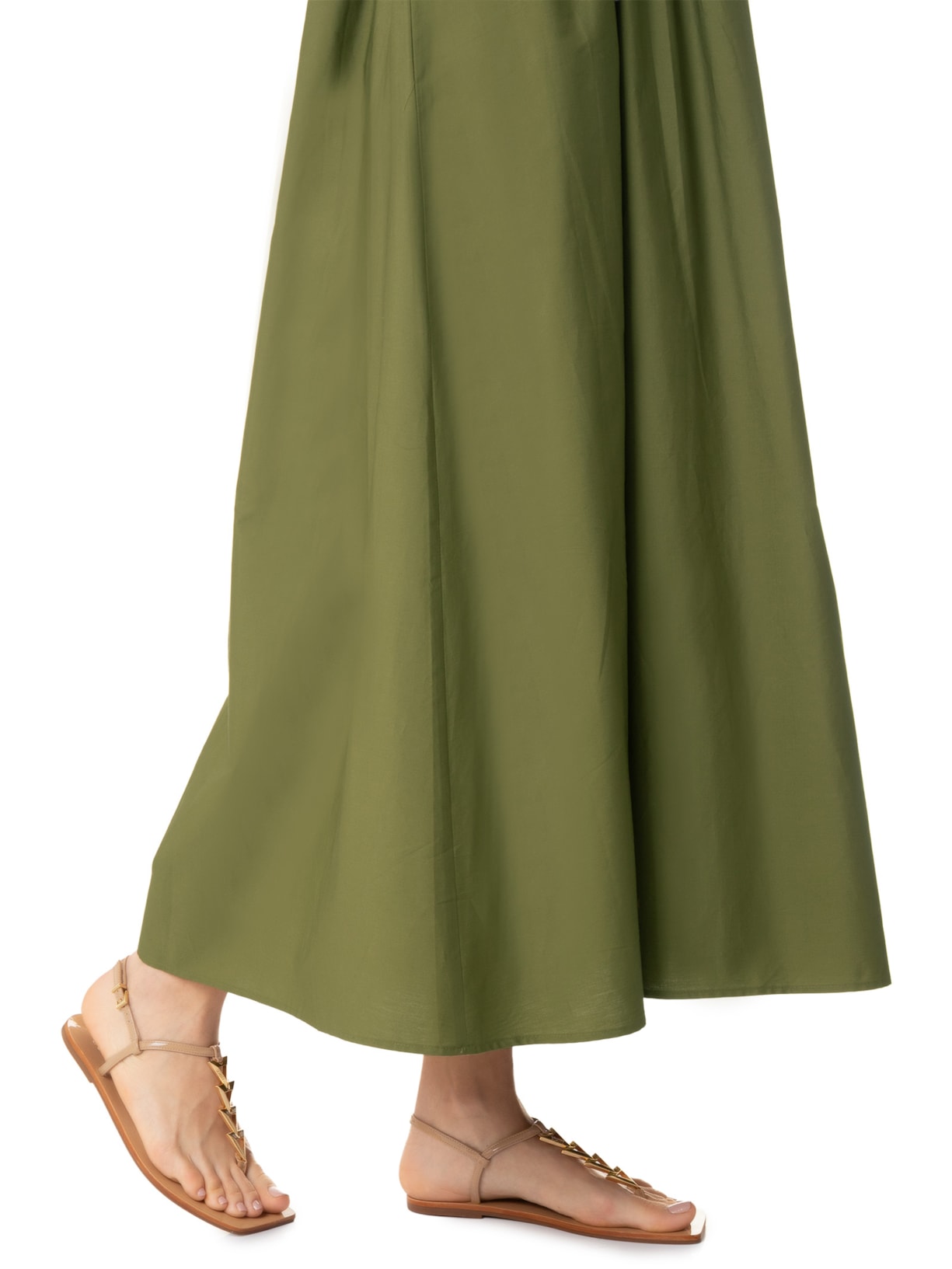 Sandália Feminina Rasteira Bege Schutz