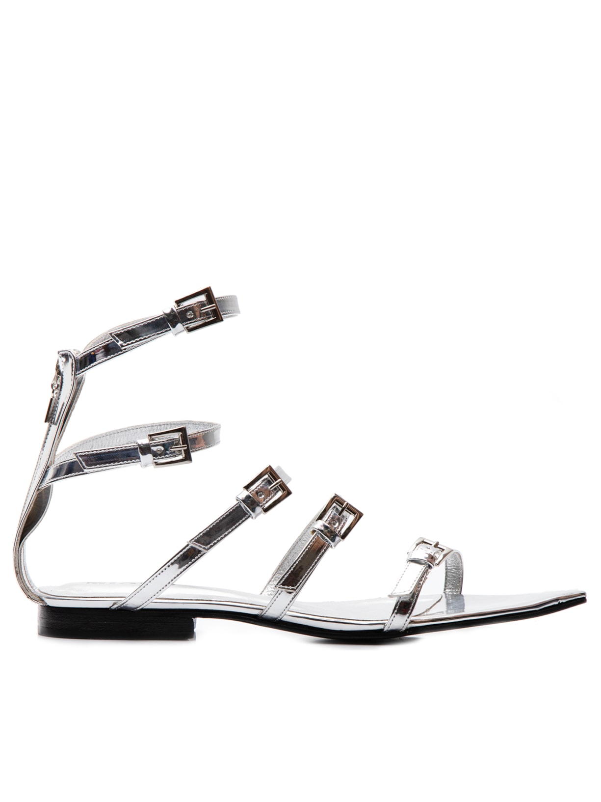 Sandália Feminina Rasteira Colony - Prata