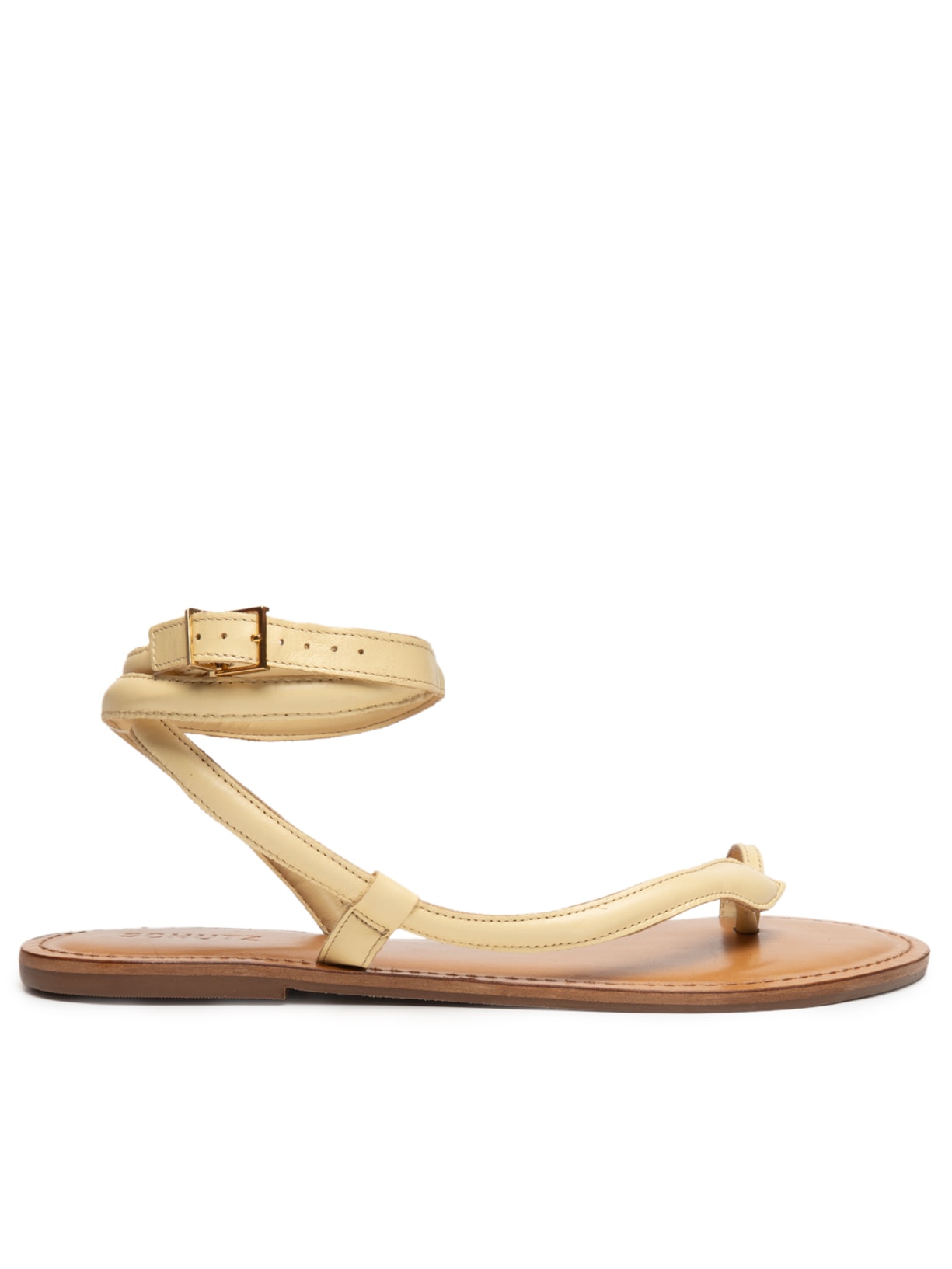 Sandália Feminina Rasteira Courtney Amarelo Schutz