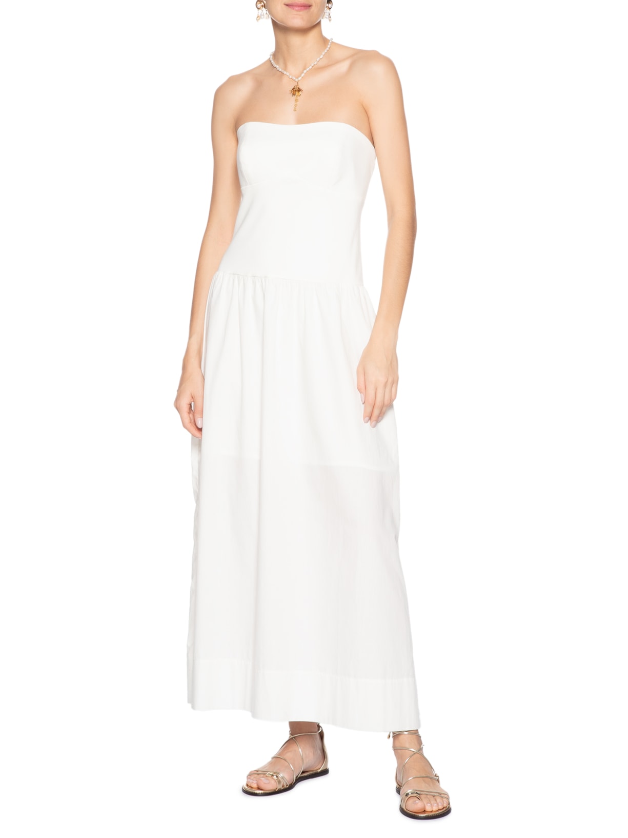 Sandália Feminina Rasteira Dourado Schutz