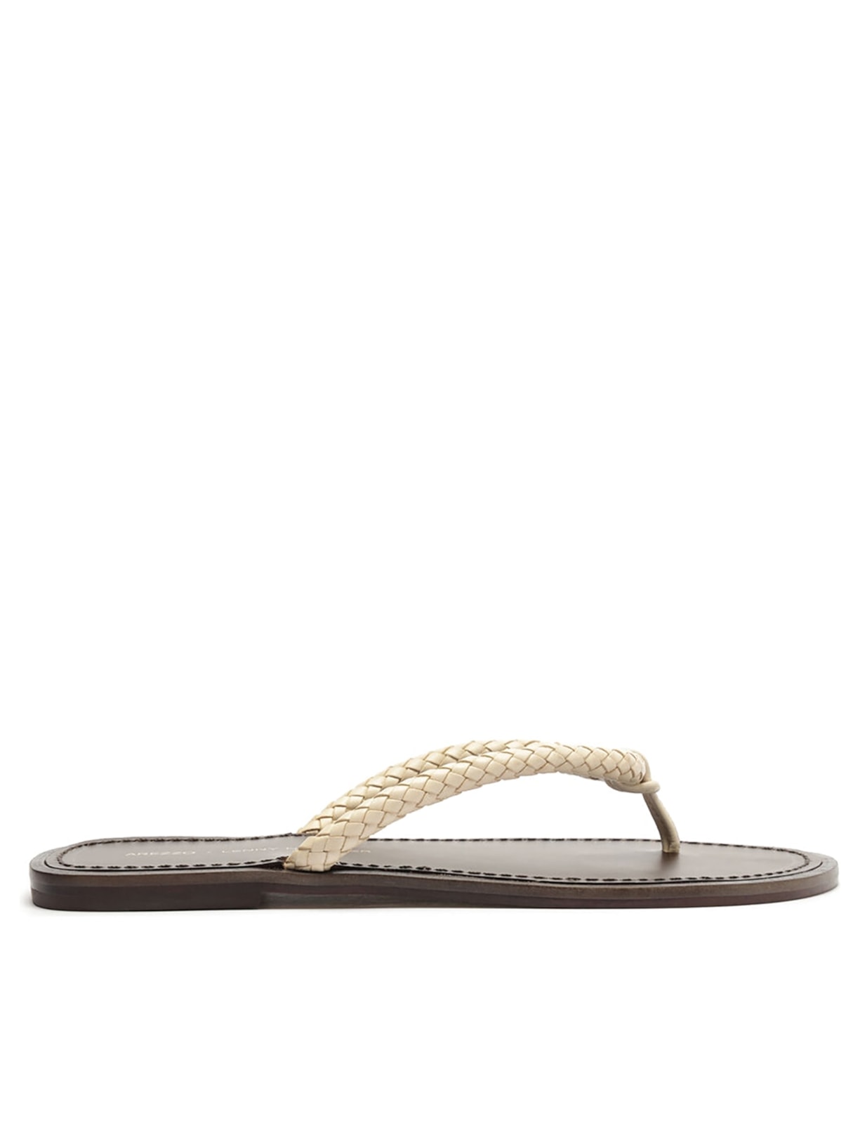 Sandália Feminina Rasteira Flip Flop - Bege