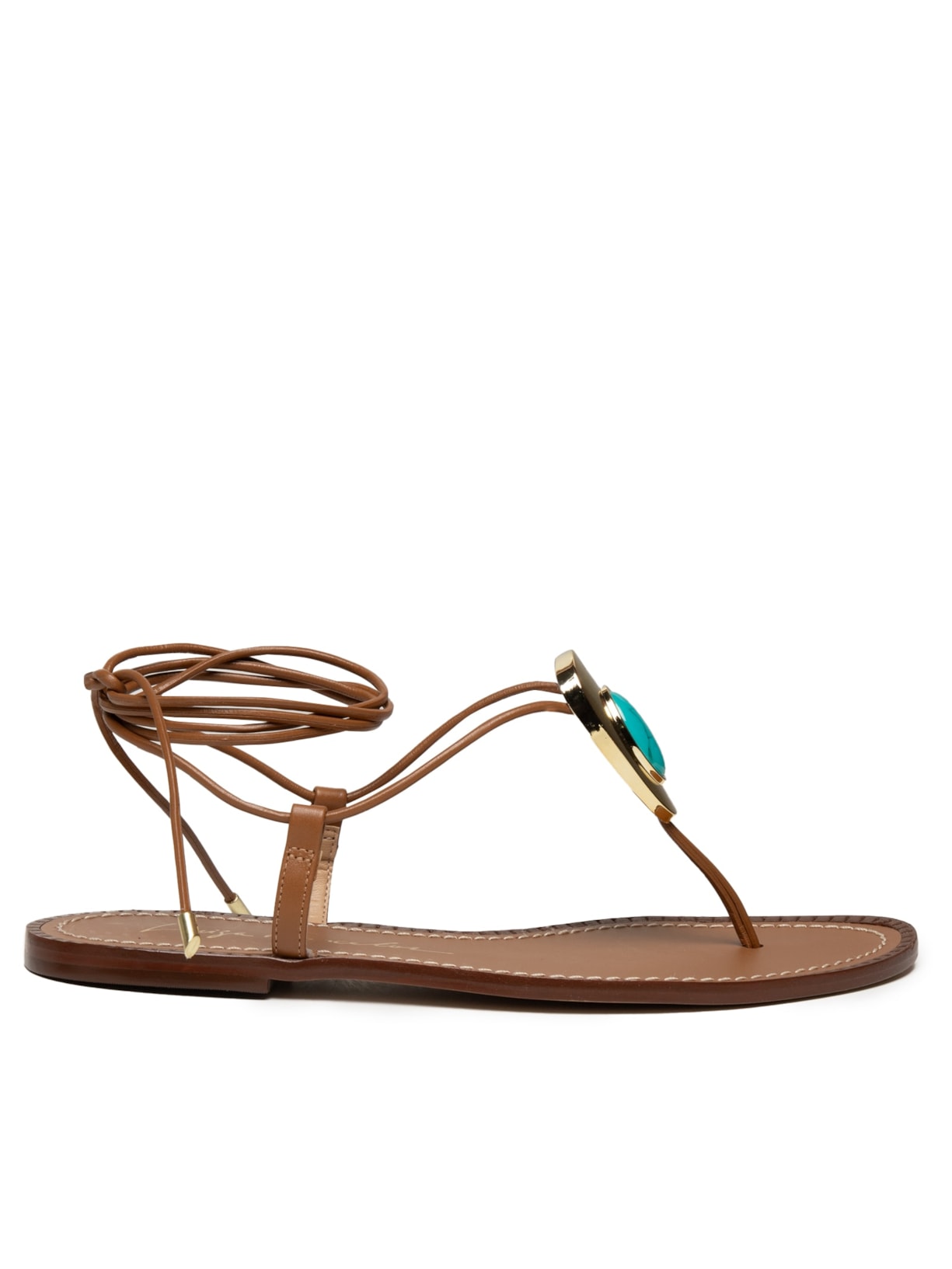 Sandália Feminina Rasteira Grease - Marrom