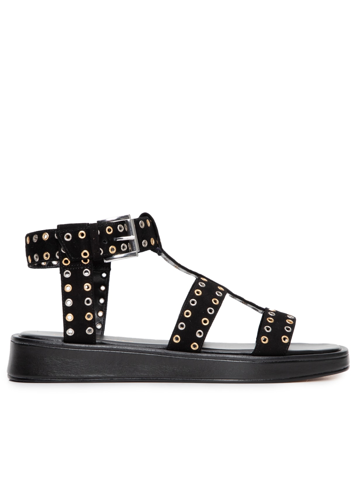 Sandália Feminina Rasteira Montreal - Preto