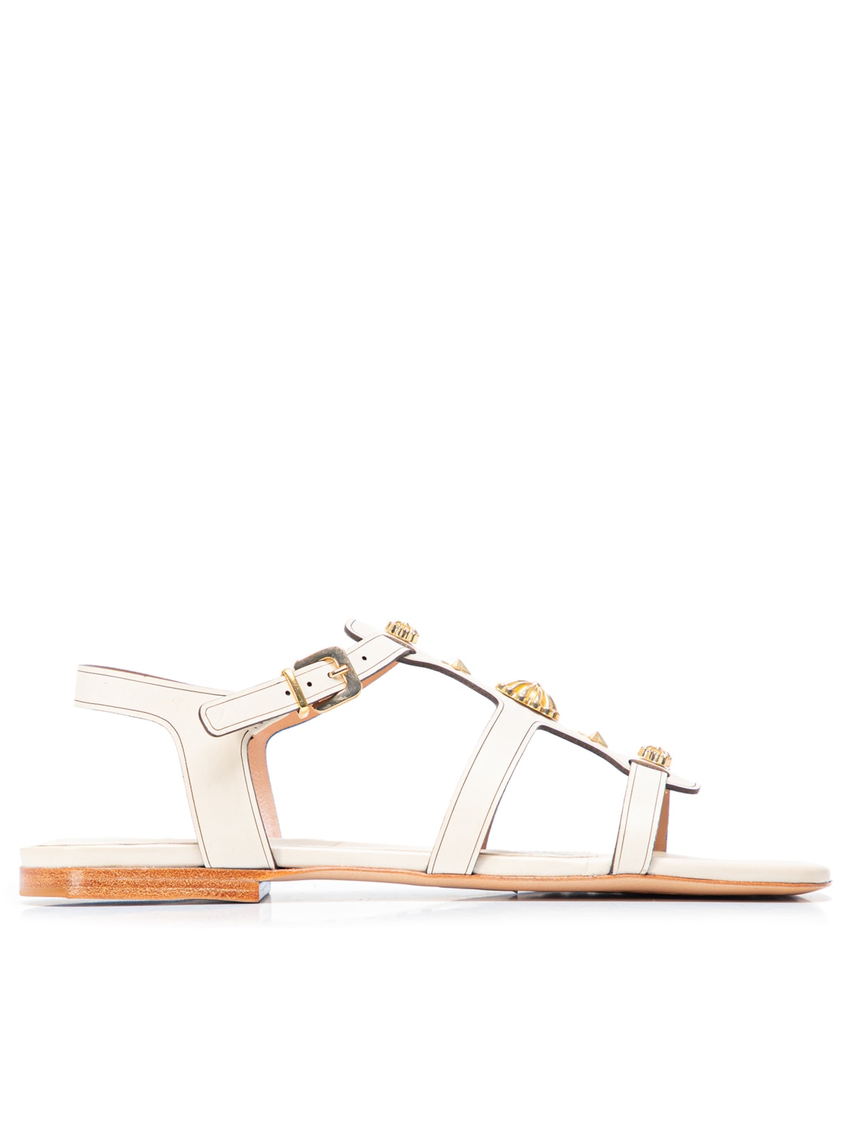 Sandália Feminina Rasteira - Off White