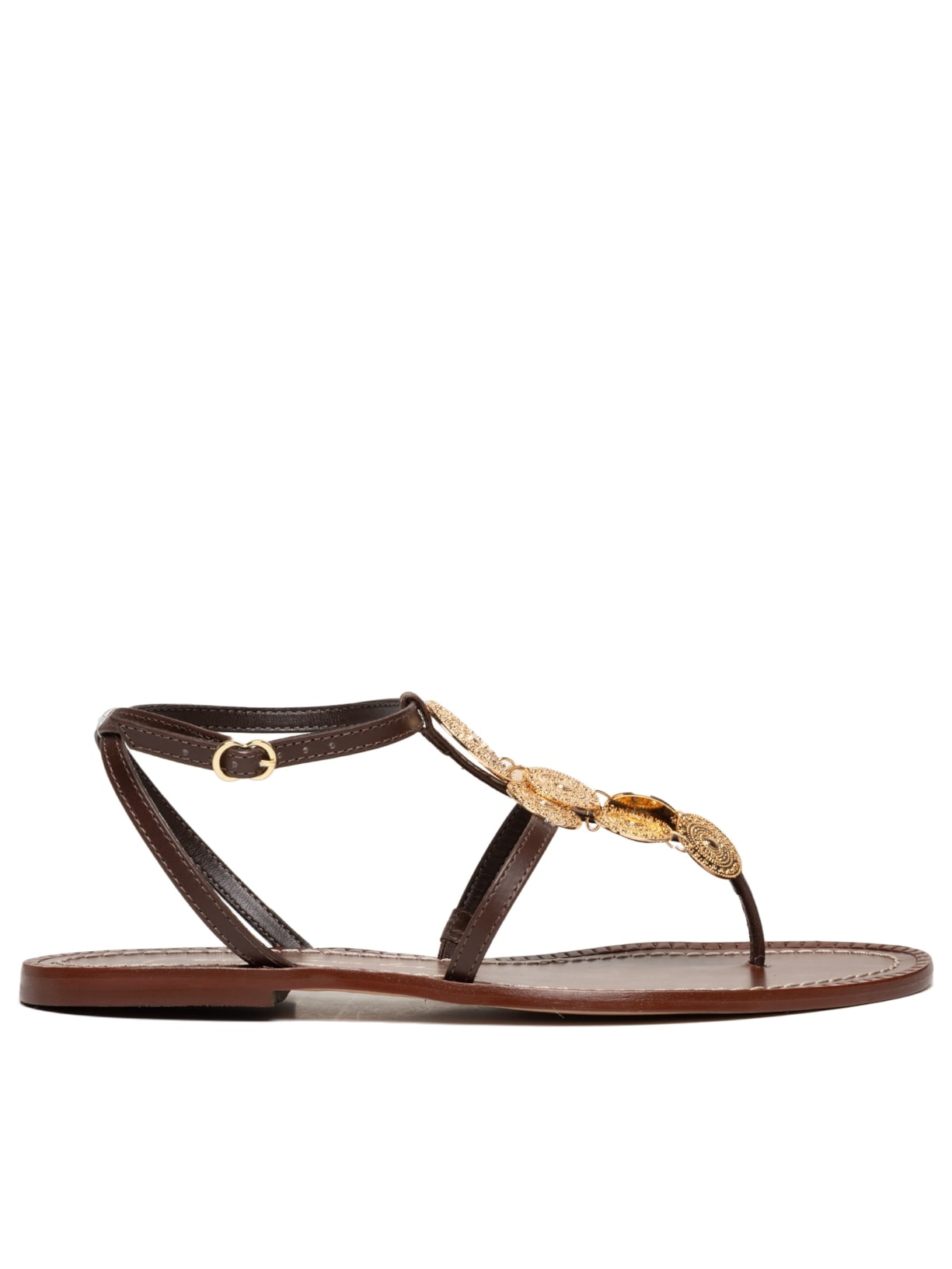 Sandália Feminina Rasteira Panamá - Marrom