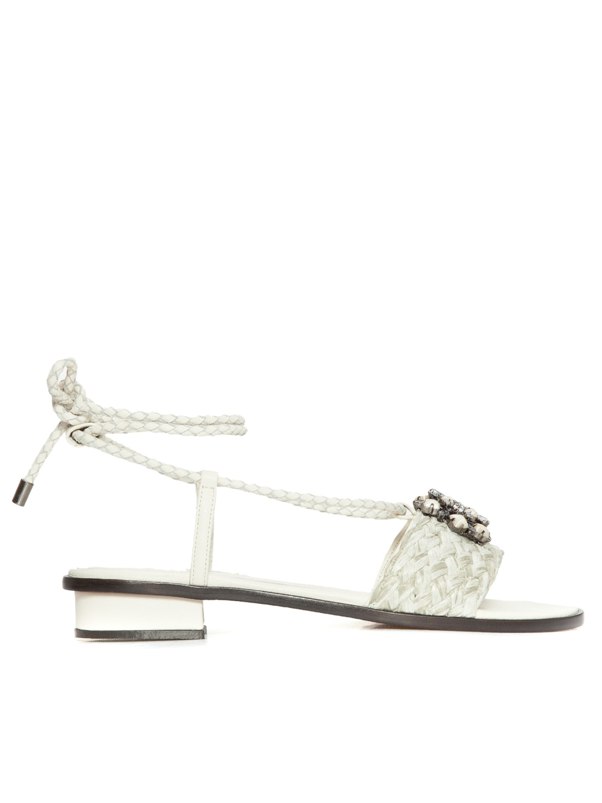 Sandália Feminina Rasteira Paris - Off White