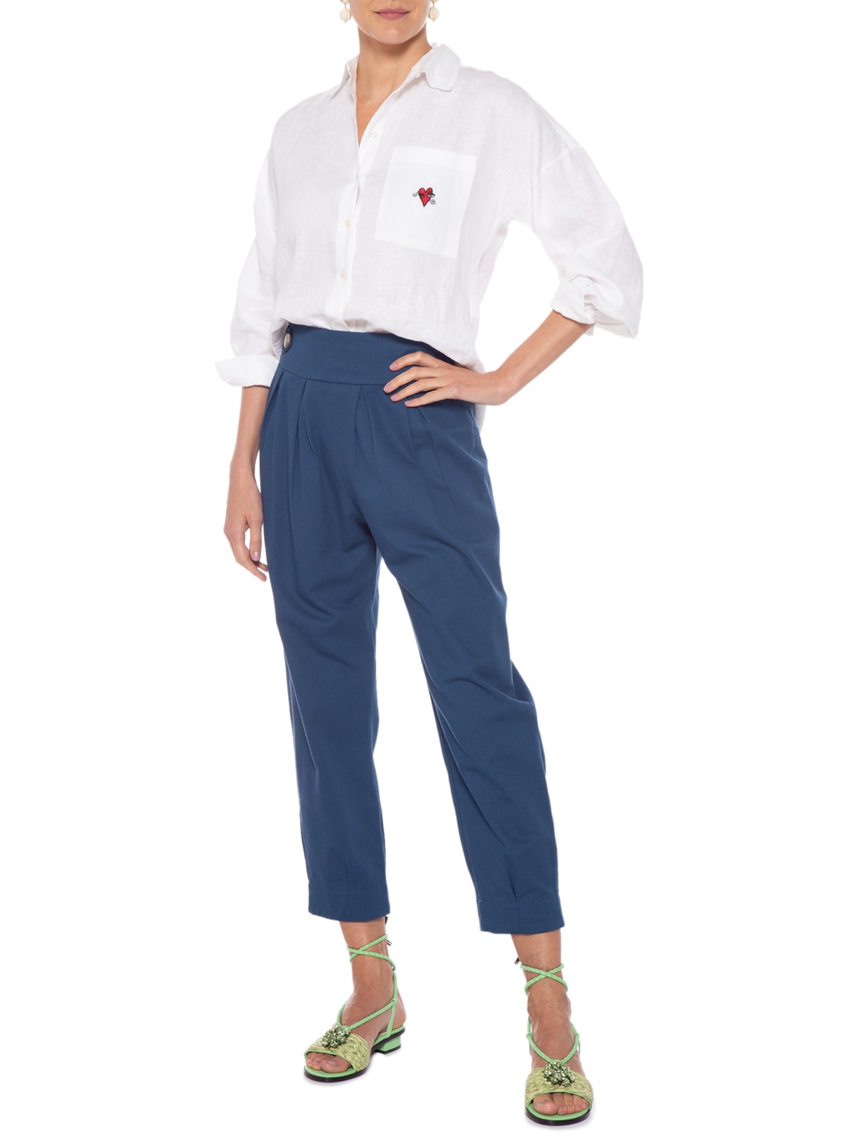 Sandália Feminina Rasteira Paris Verde Not A Shoe