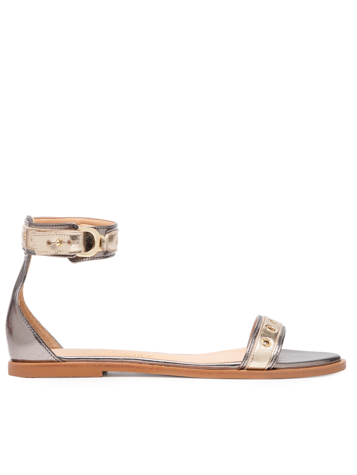 Sandália Feminina Rasteira - Prata