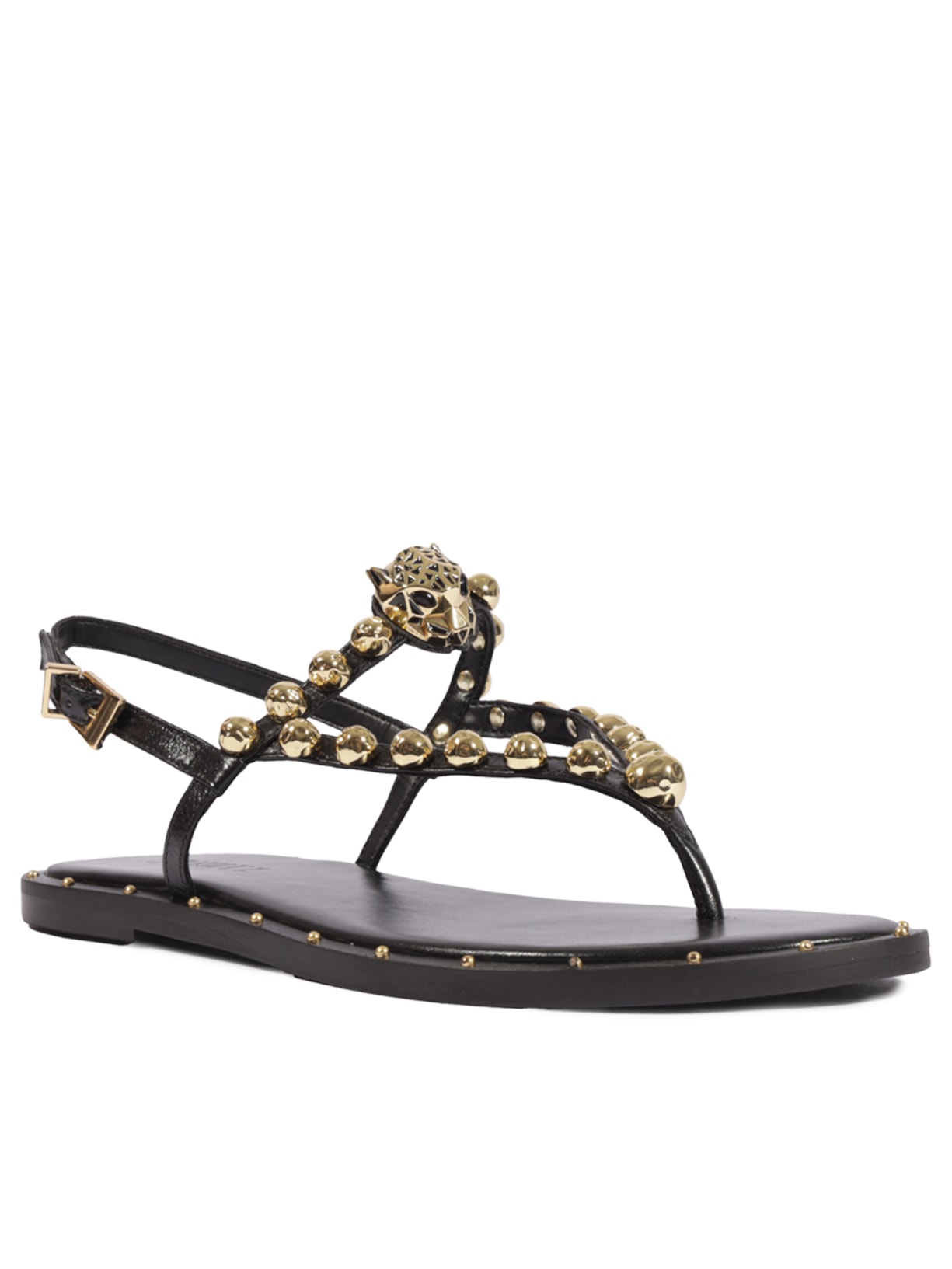 Sandália Feminina Rasteira Preto Schutz