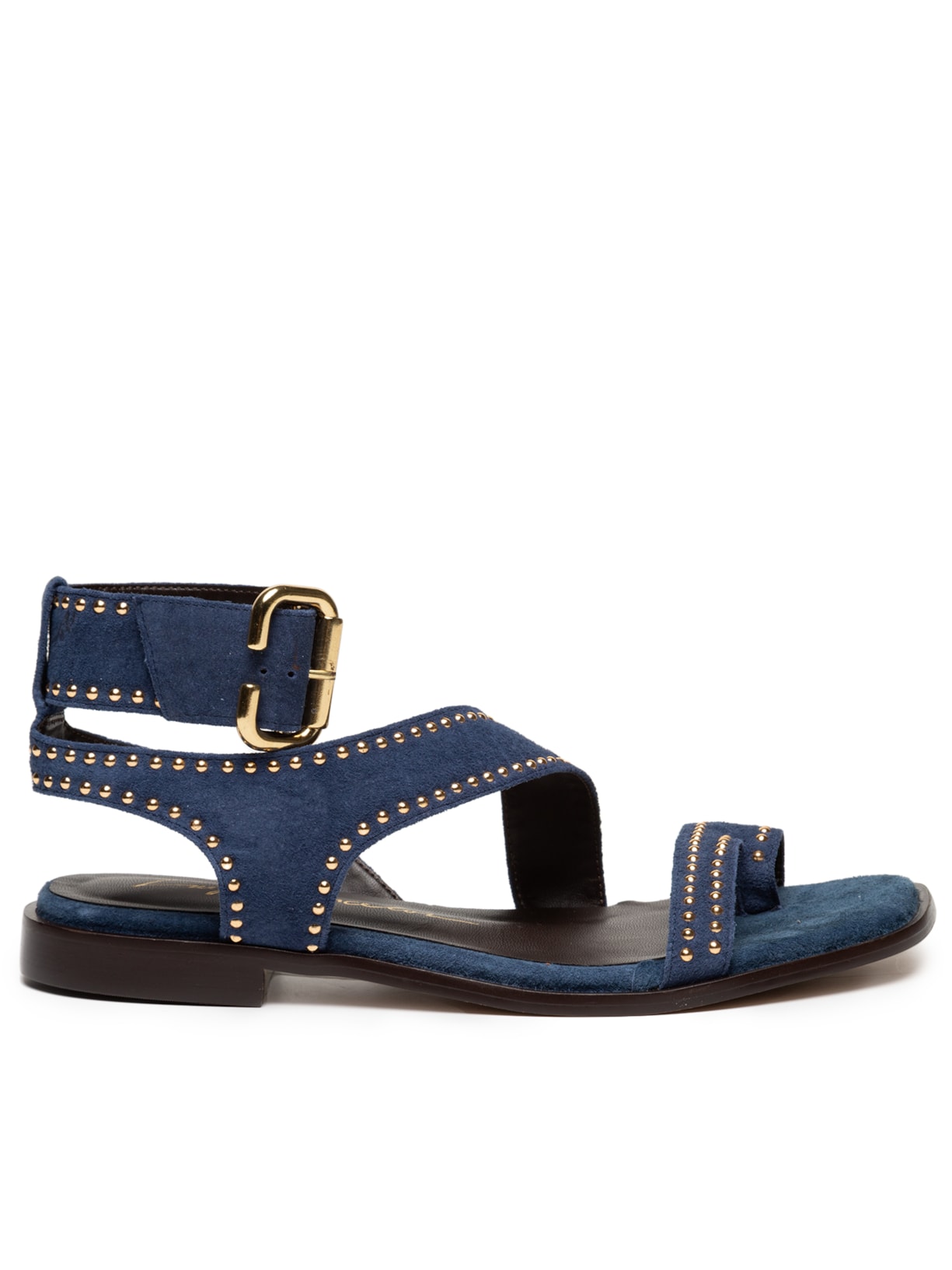 Sandália Feminina Rasteira Salermo - Azul