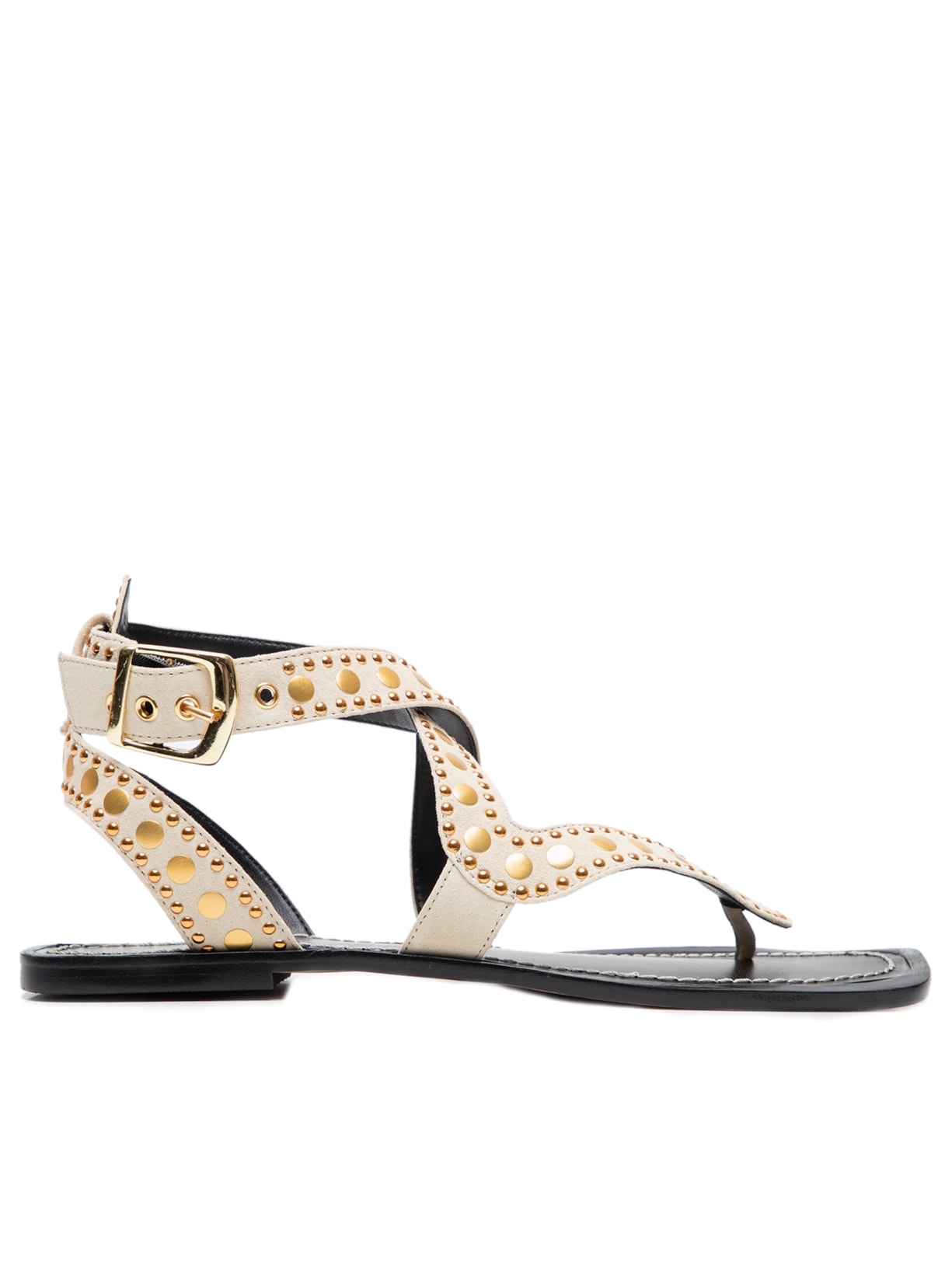 Sandália Feminina Rasteira Serpente - Off White