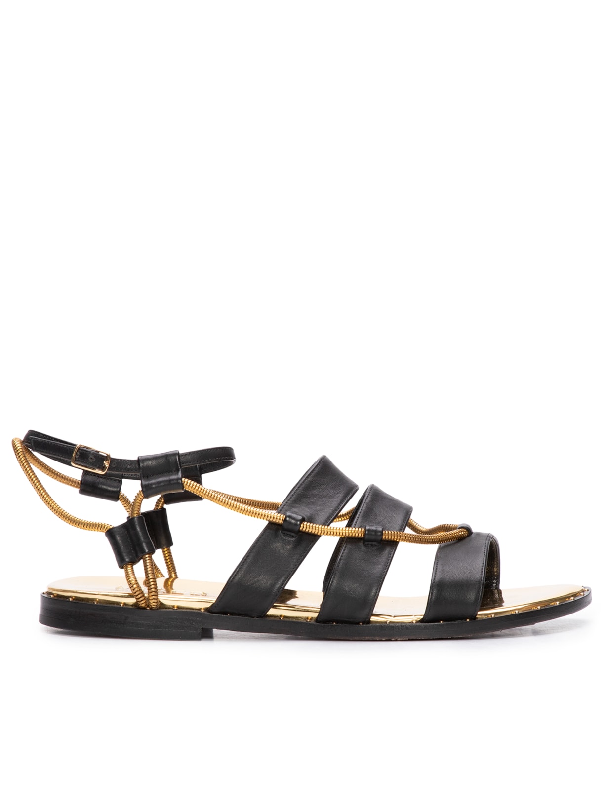 Sandália Feminina Rasteira Thereza - Preto