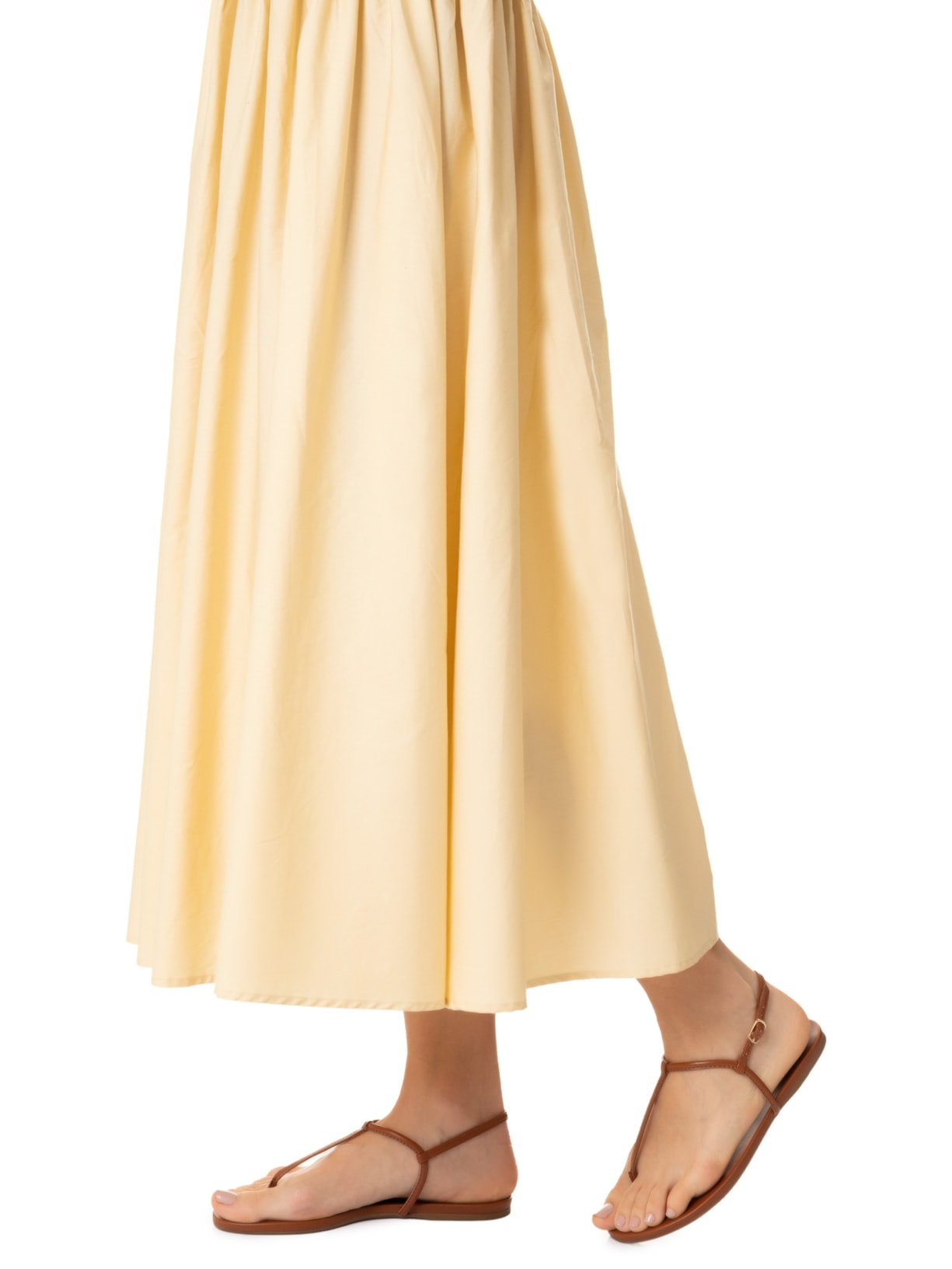 Sandália Feminina Rasteira Tiras Slim Básica Marrom Arezzo