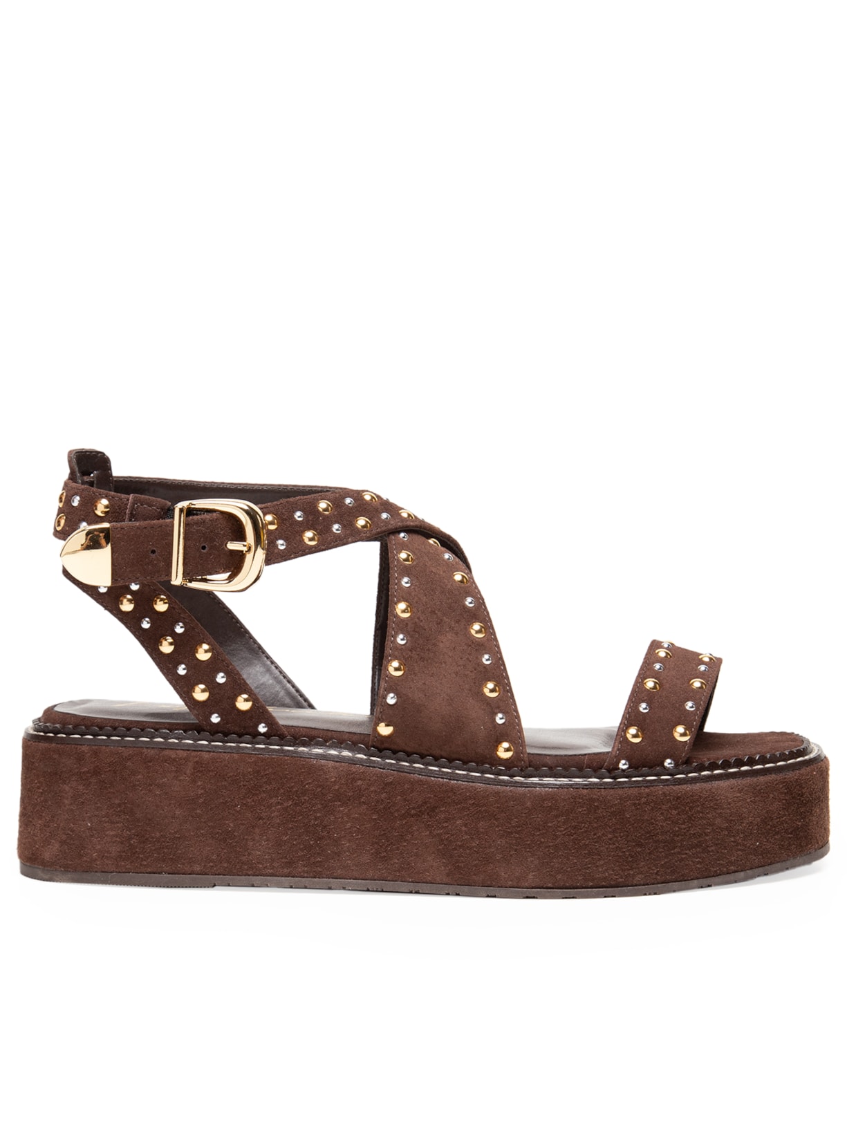 Sandália Feminina Salermo Coffee - Marrom