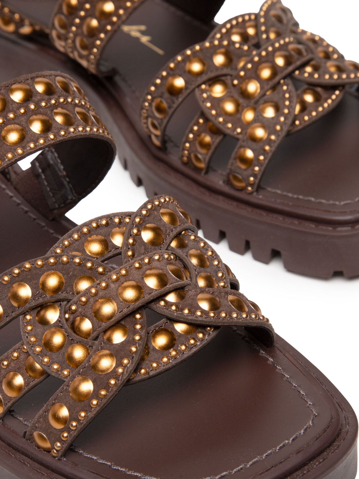 Sandália Feminina Salermo Marrom Luiza Barcelos