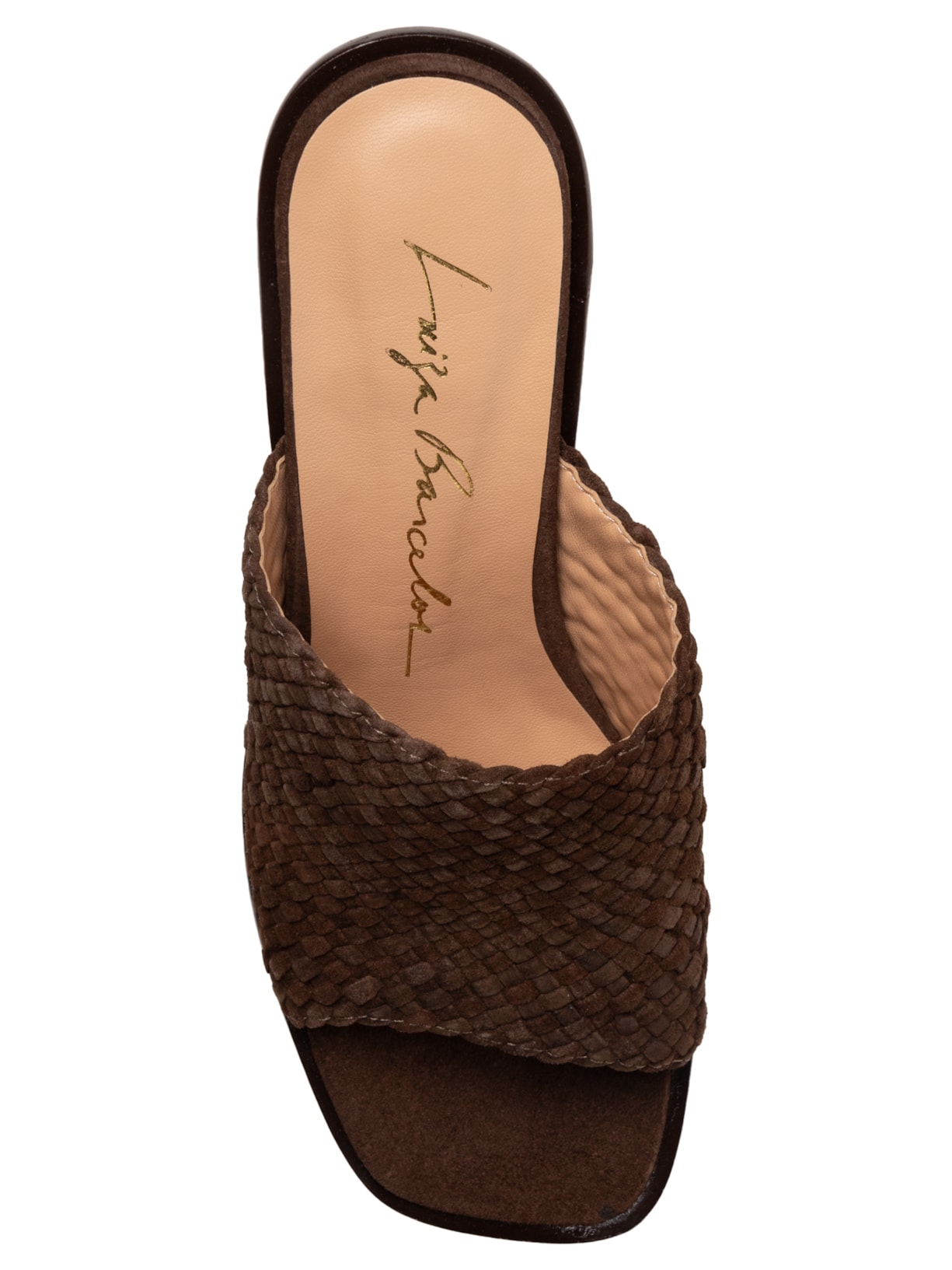 Sandália Feminina Salermo Marrom Luiza Barcelos