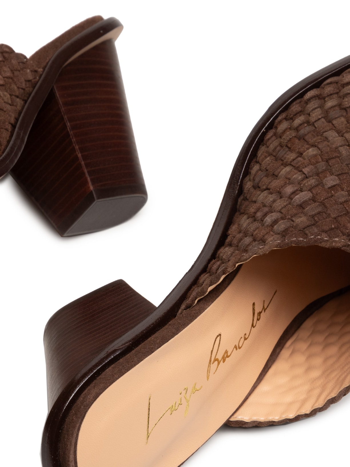 Sandália Feminina Salermo Marrom Luiza Barcelos