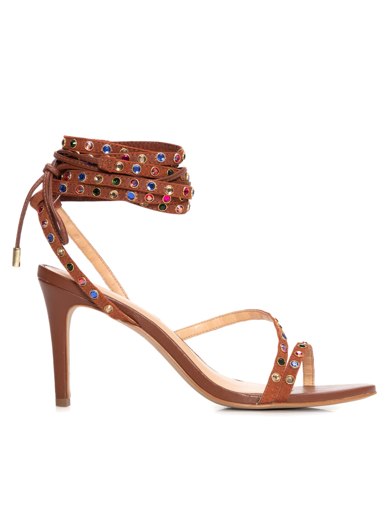 Sandália Feminina Salermo Pecan Grease - Marrom