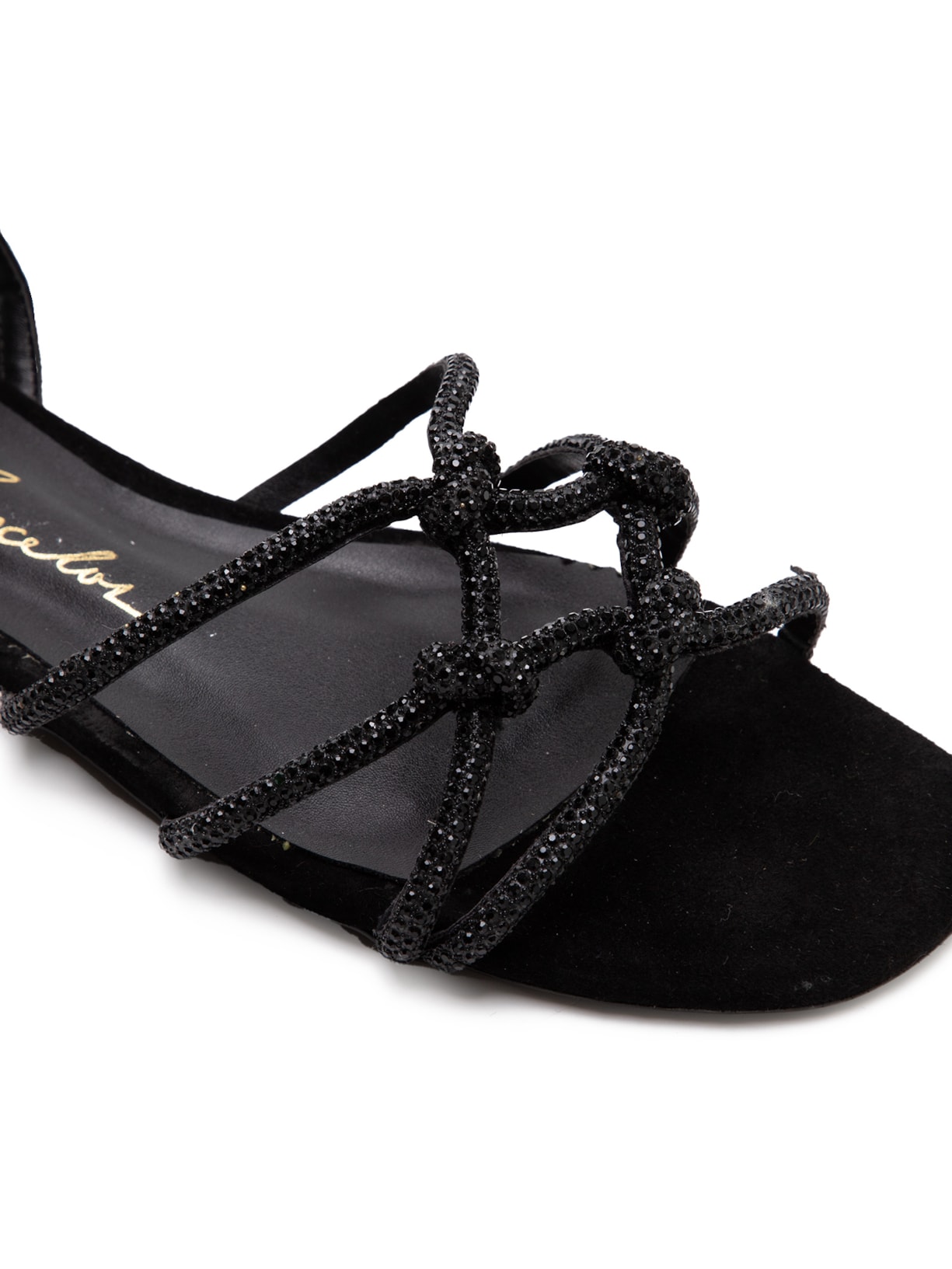 Sandália Feminina Salermo Preto Luiza Barcelos