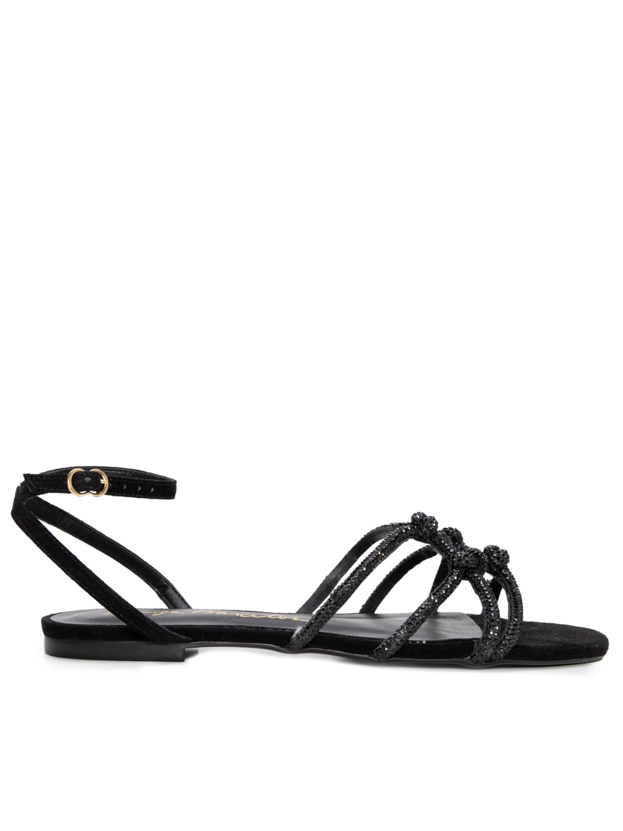 Sandália Feminina Salermo Preto Luiza Barcelos