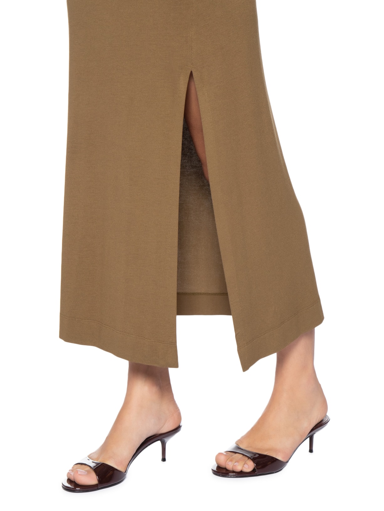 Sandália Feminina Sally Mid Couro Marrom Schutz