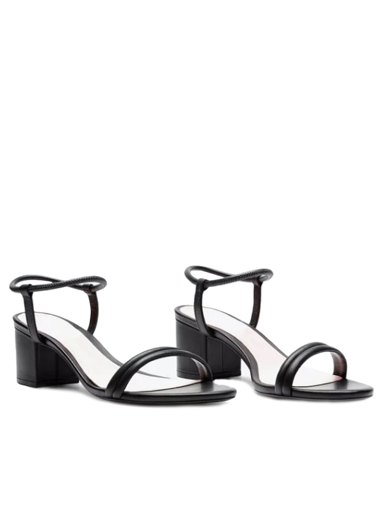 Sandália Feminina Salto Bloco Carmen Tiras Preto Schutz