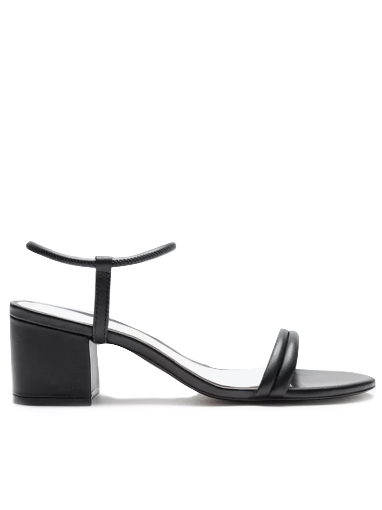 Sandália Feminina Salto Bloco Carmen Tiras Preto Schutz