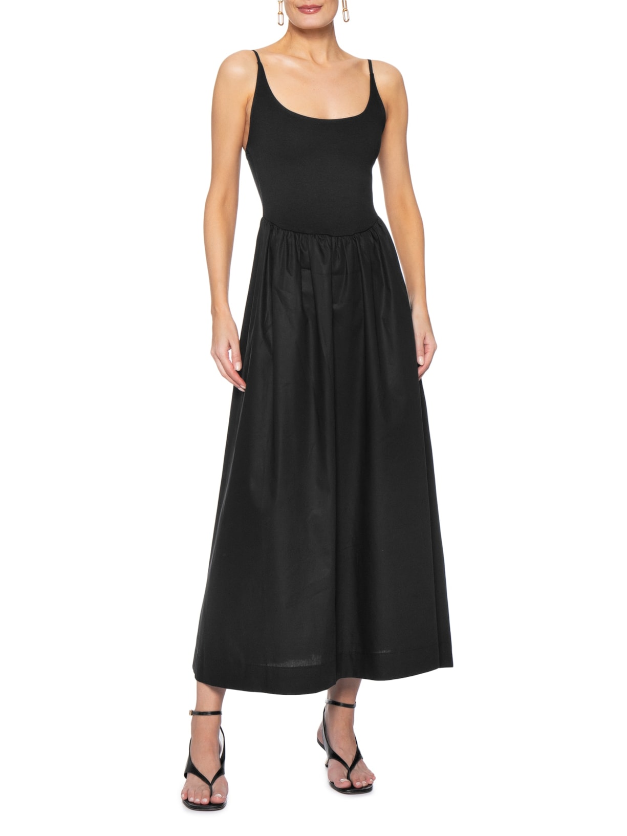 Sandália Feminina Salto Fino Médio – Preto Vicenza